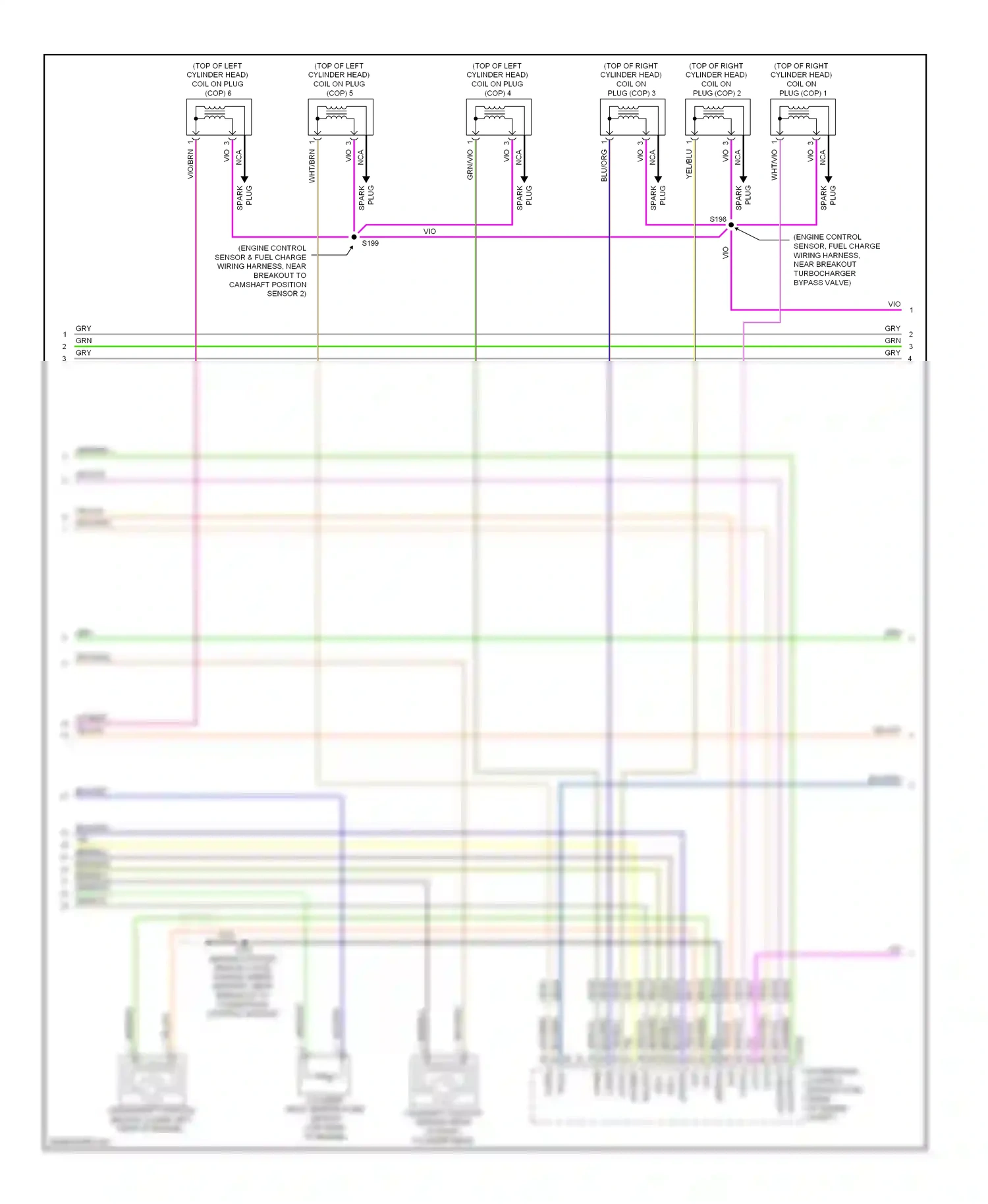 Wiring diagram tacm+ for Ford Taurus VI (2009-2012) (2 of 2)
