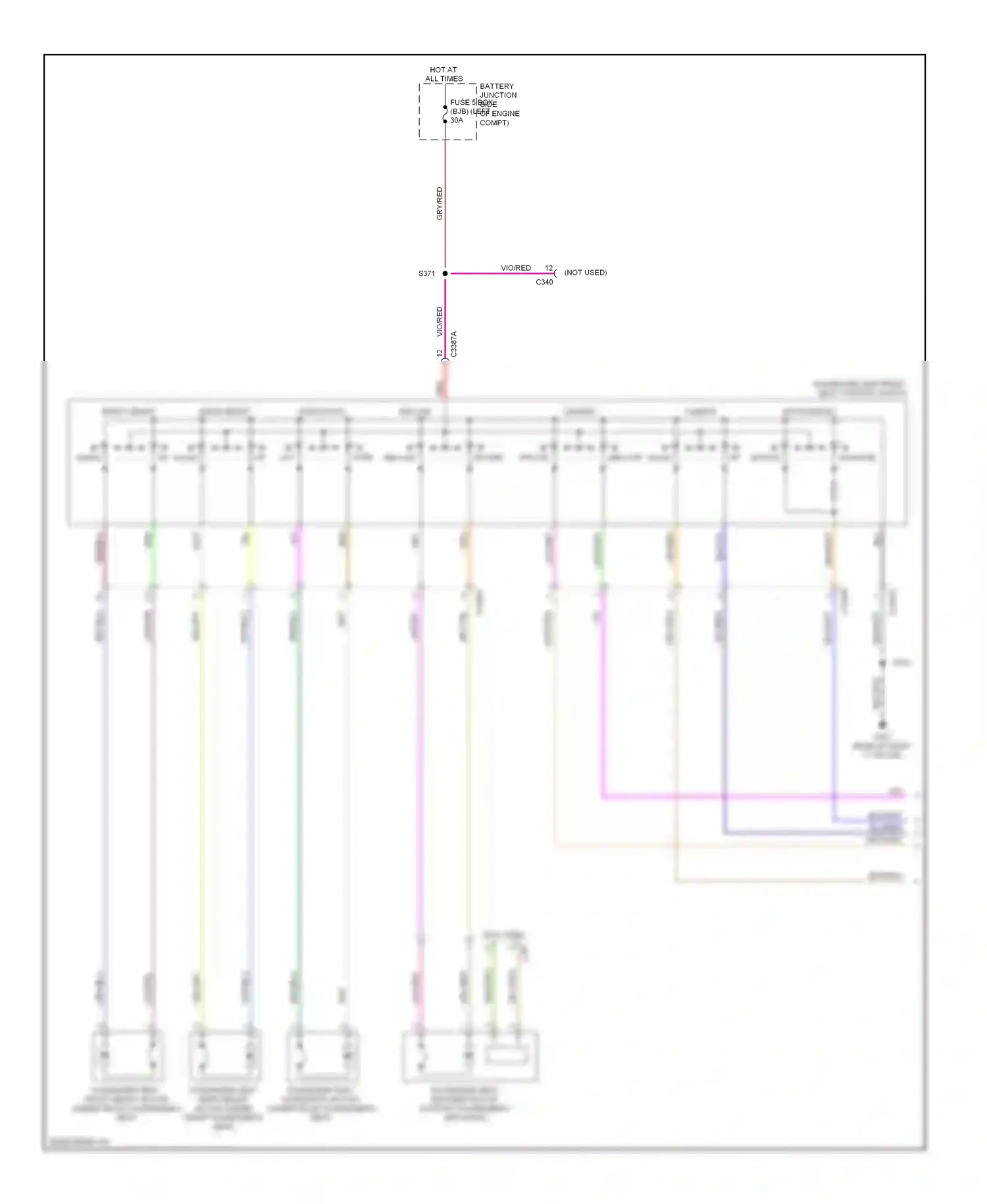 Wiring diagram vio for Ford Taurus VI (2009-2012) (44 of 58)