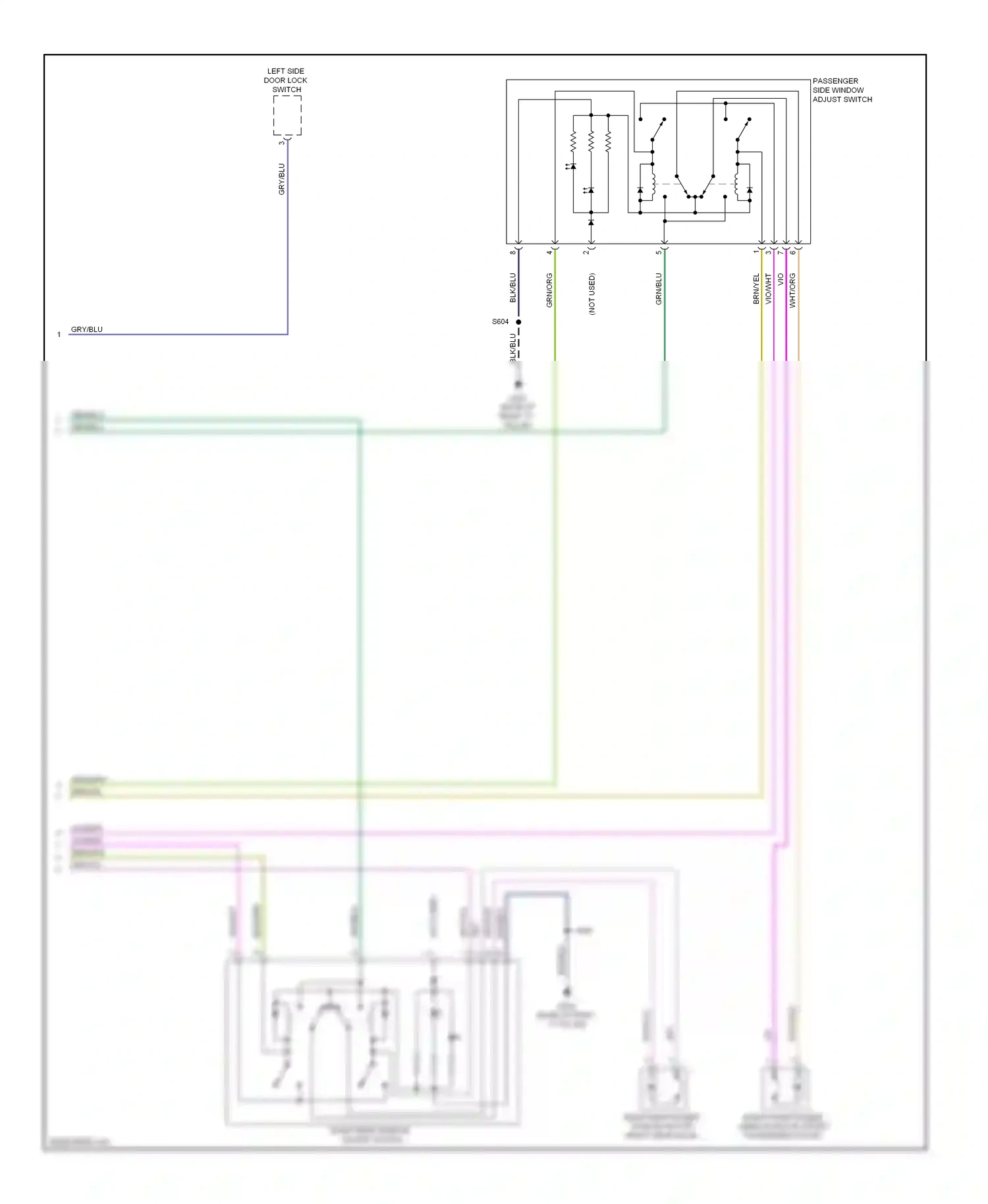 Wiring diagram vio/wht for Ford Taurus VI (2009-2012) (36 of 44)