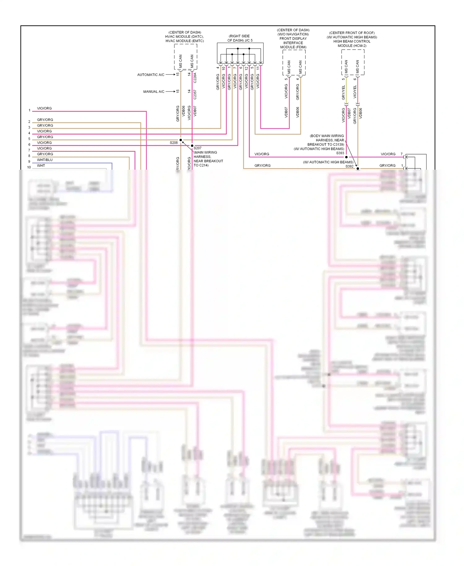 Wiring diagram wht for Ford Taurus VI (2009-2012) (16 of 80)