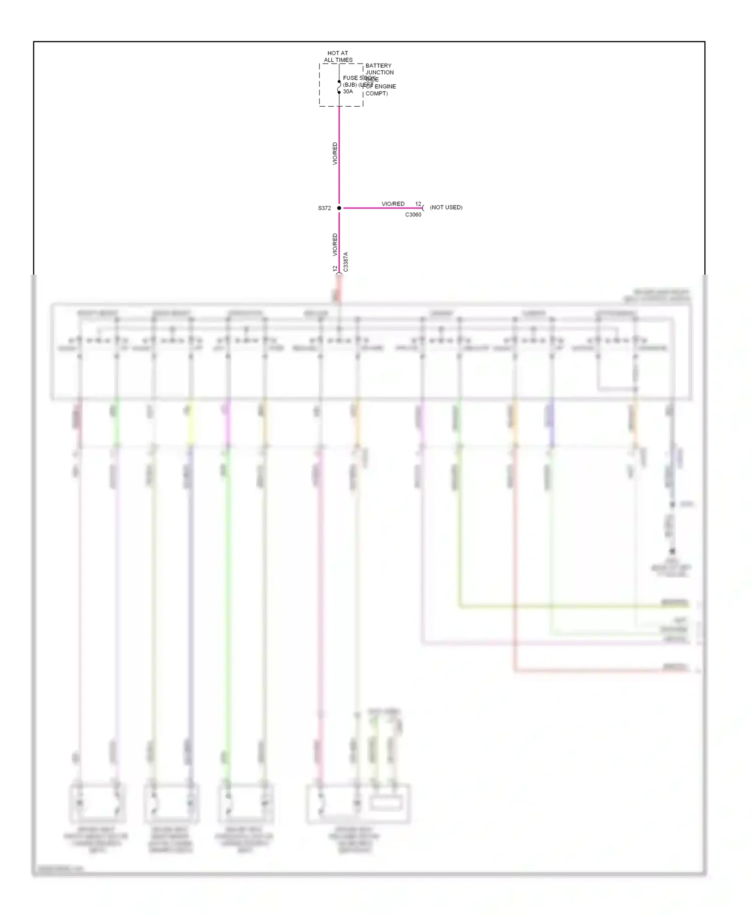 Wiring diagram wht/brn for Ford Taurus VI (2009-2012) (30 of 37)