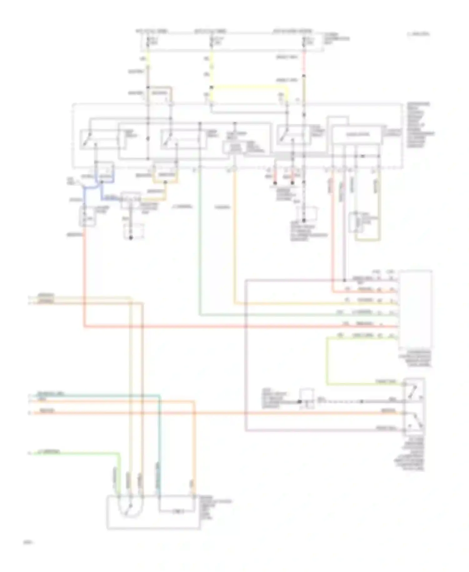 Thunderbird Ford X (1988-1997): 3.8l, a/c circuit, auto a/c (2 of 2)
