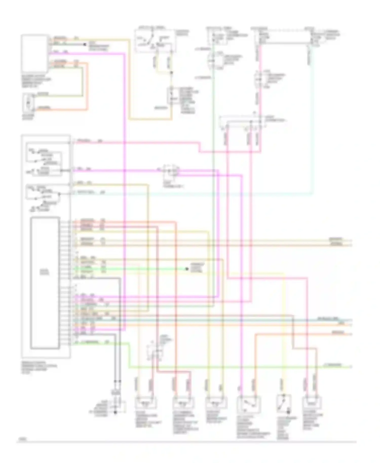 Thunderbird Ford X (1988-1997): 3.8l sc, a/c circuit, auto a/c (1 of 2)