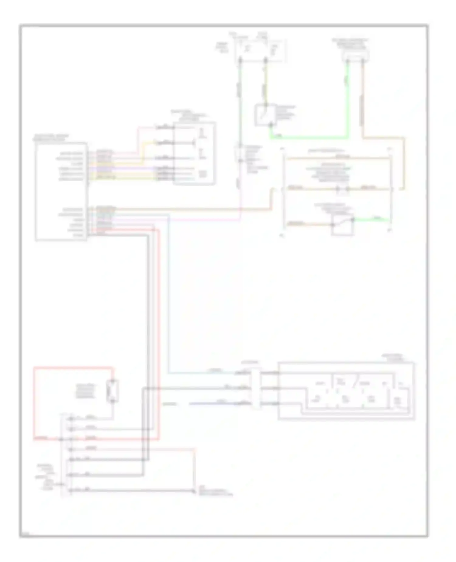 Thunderbird Ford X (1988-1997): Cruise control circuit