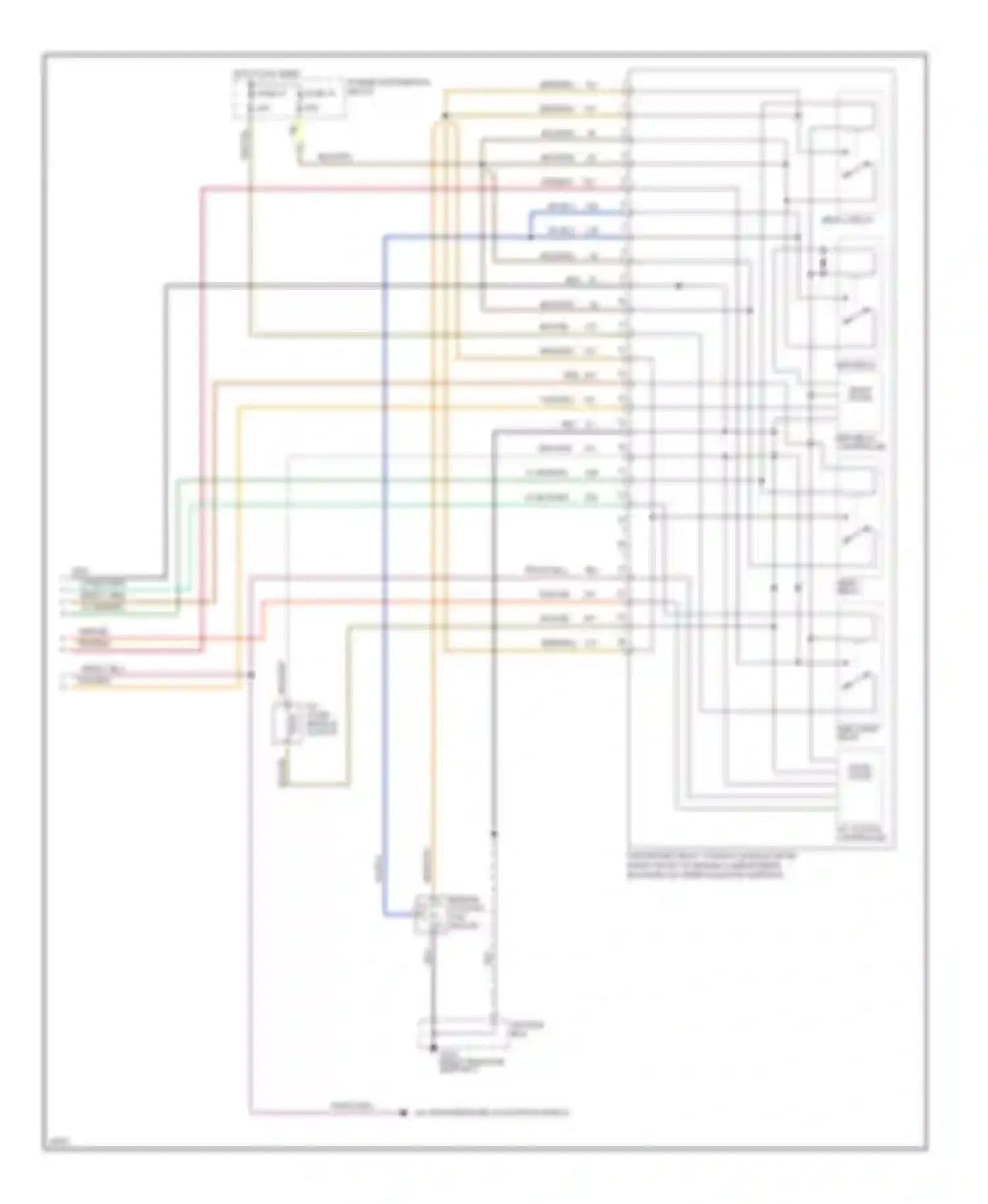 Thunderbird Ford X (1988-1997): Wiring diagram engine performance 3.8l scs (5 of 5)