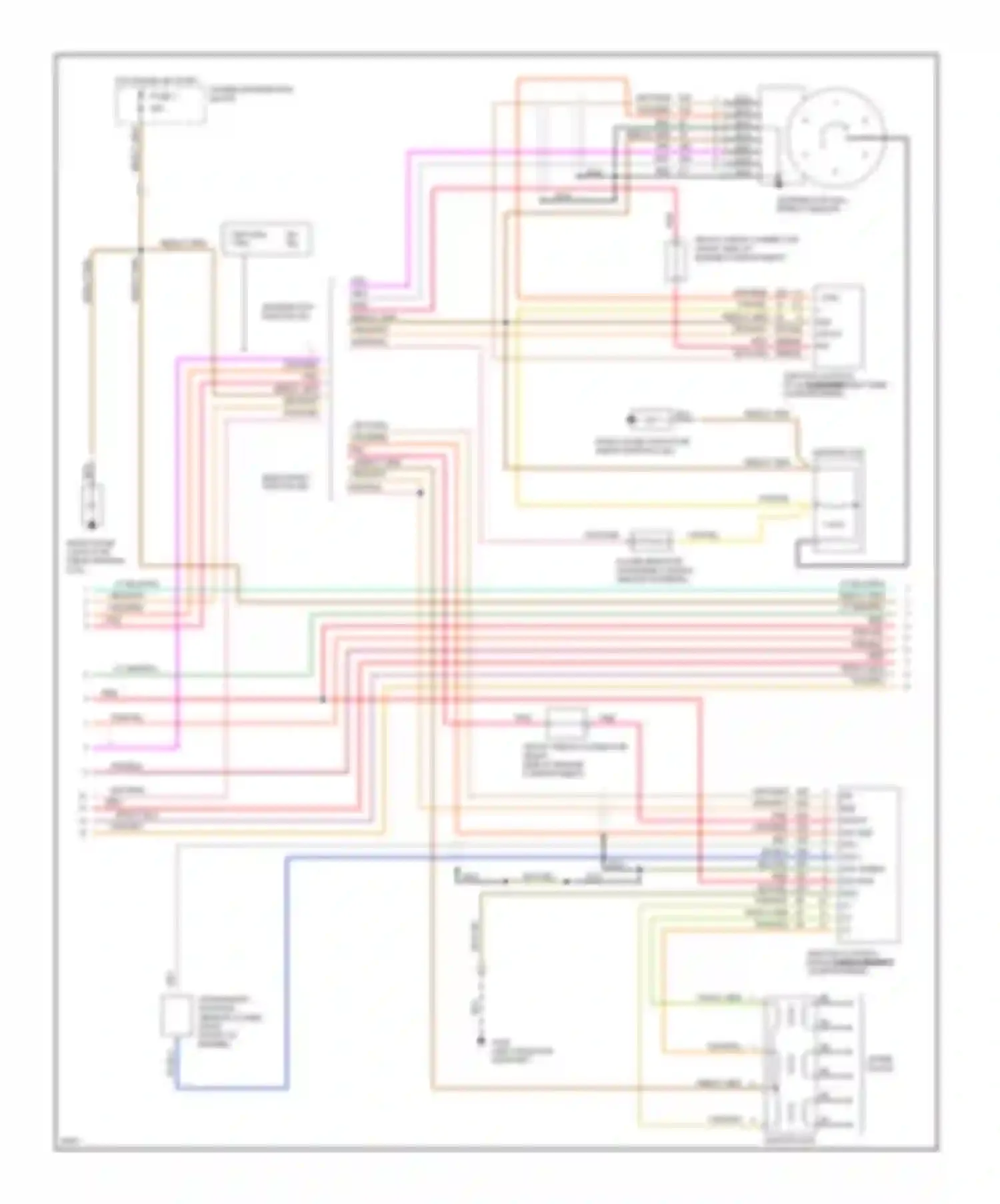 Thunderbird Ford X (1988-1997): Wiring diagram engine performance 3.8ls (4 of 5)