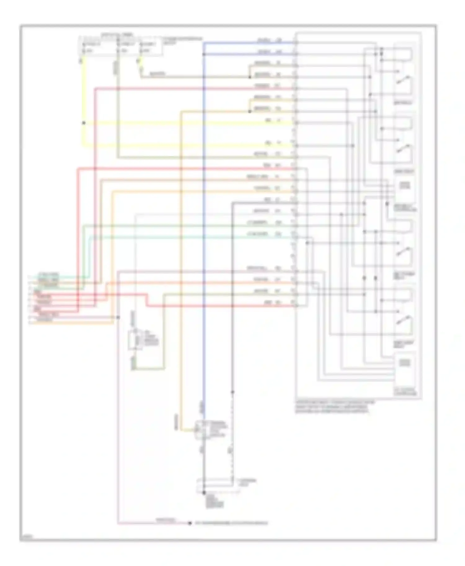 Thunderbird Ford X (1988-1997): Wiring diagram engine performance 3.8ls (5 of 5)