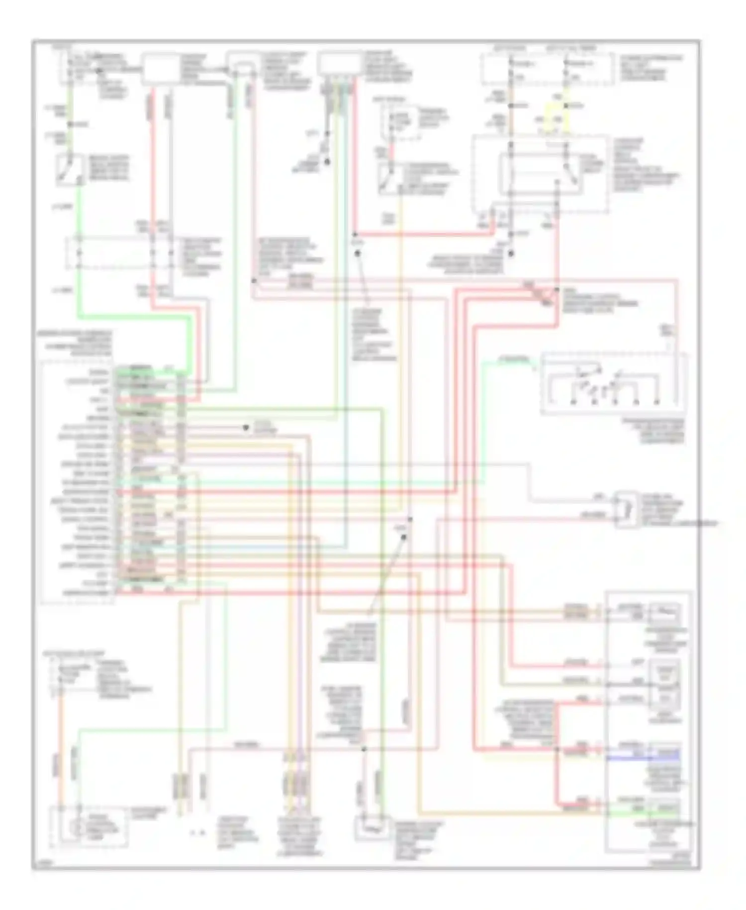 Thunderbird Ford X (1988-1997): 3.8l, transmission circuit