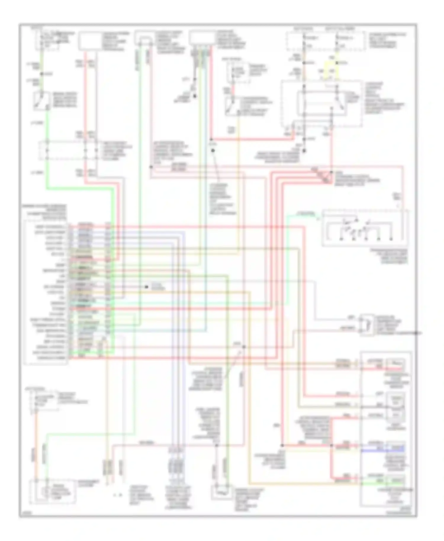 Thunderbird Ford X (1988-1997): 4.6l, transmission circuit