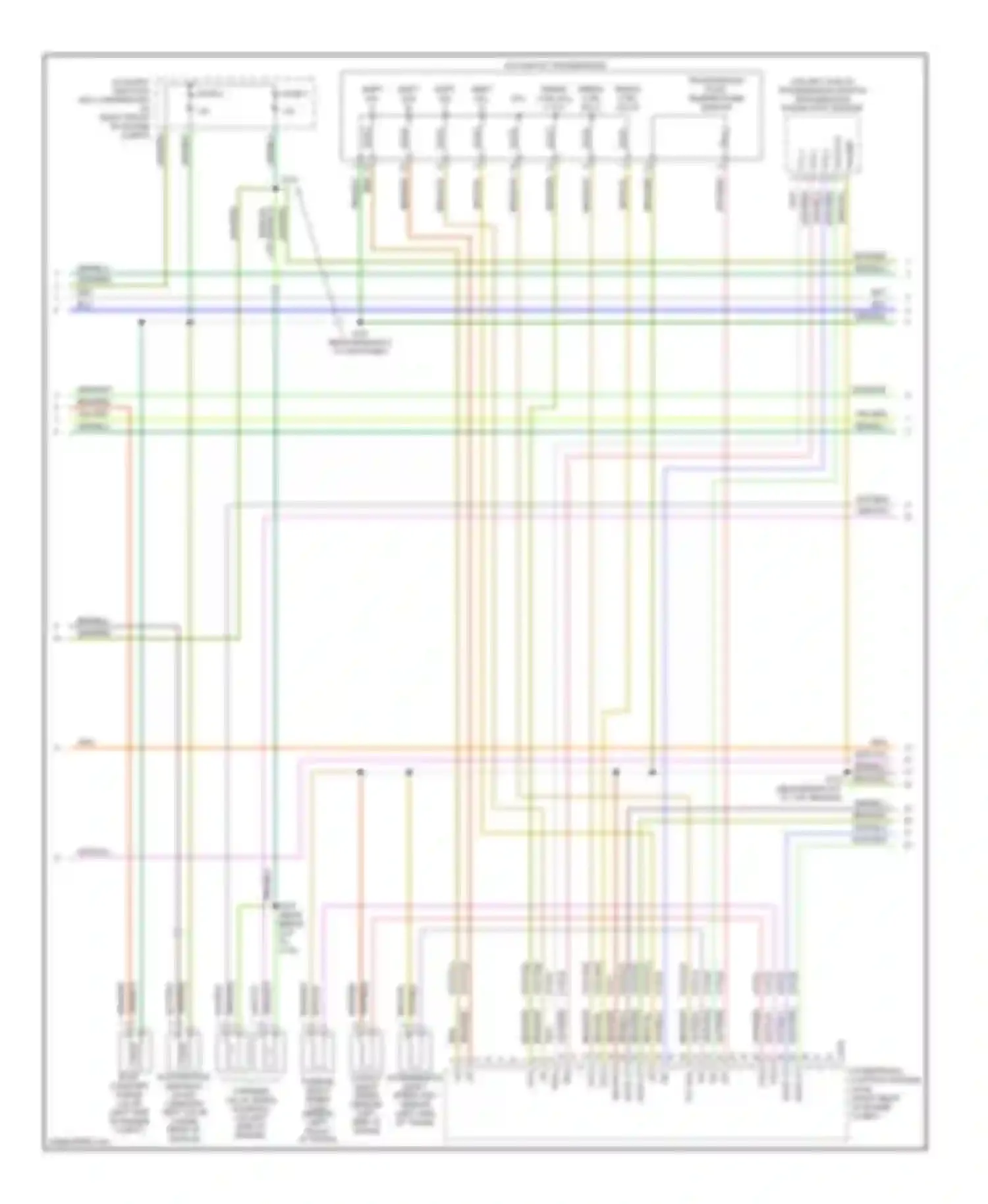 Thunderbird Ford XI (2000-2005): Wiring diagram engine performance 3.9l (2 of 4)