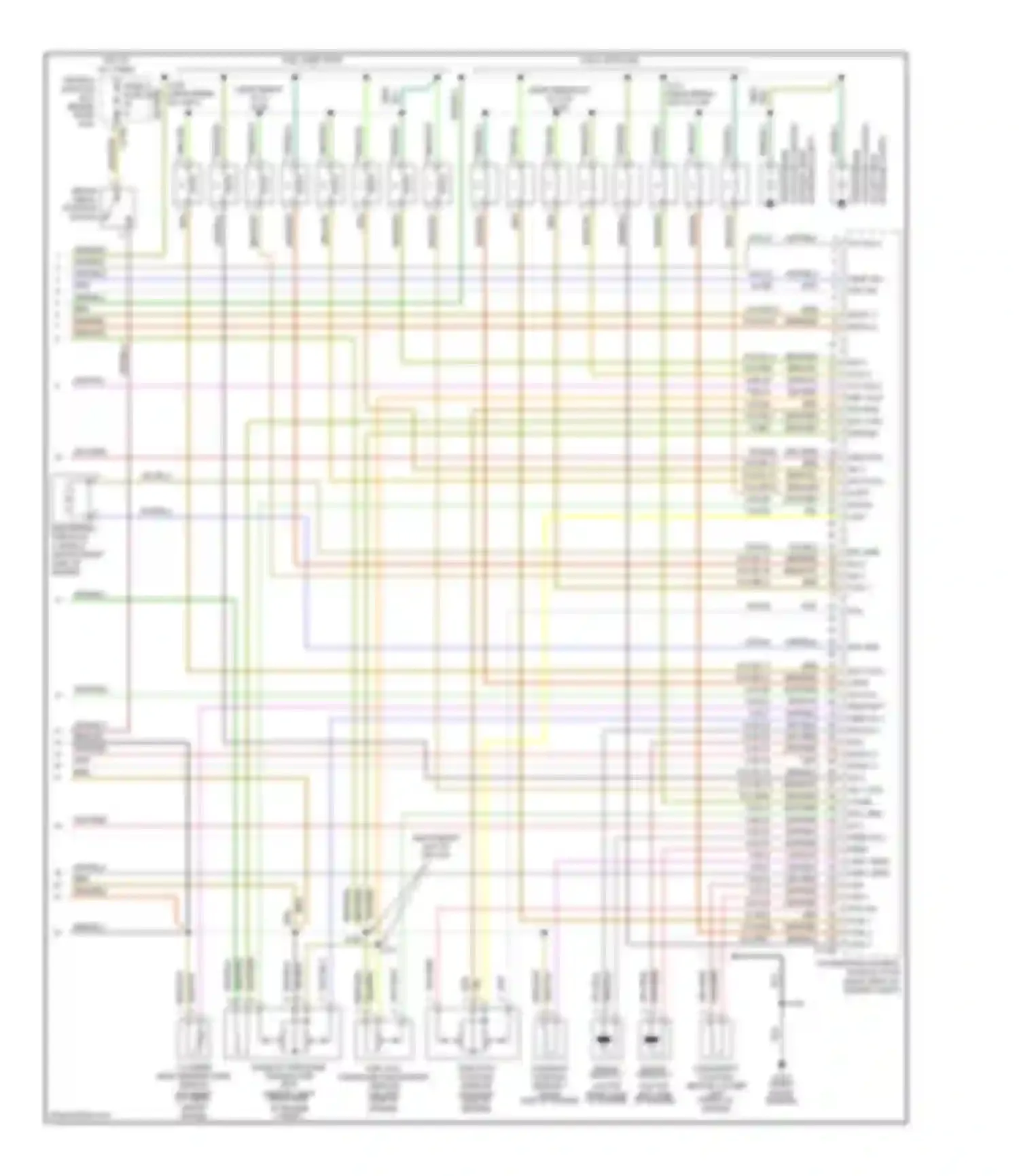 Thunderbird Ford XI (2000-2005): Wiring diagram engine performance 3.9l (4 of 4)