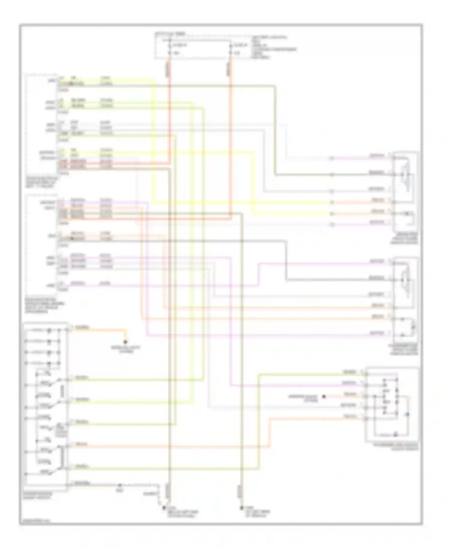 Wiring diagram blk/wht for Ford Thunderbird XI (2000-2005) (12 of 13)