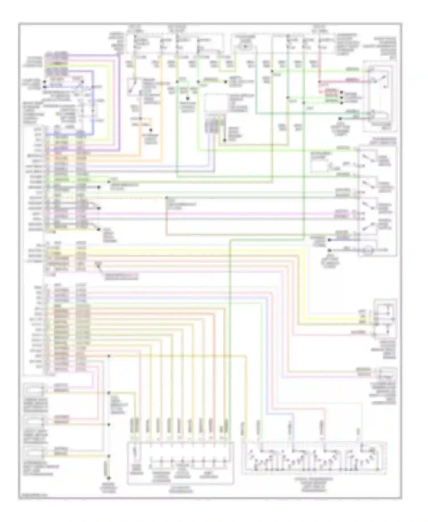 Wiring diagram grn/org for Ford Thunderbird XI (2000-2005) (1 of 7)