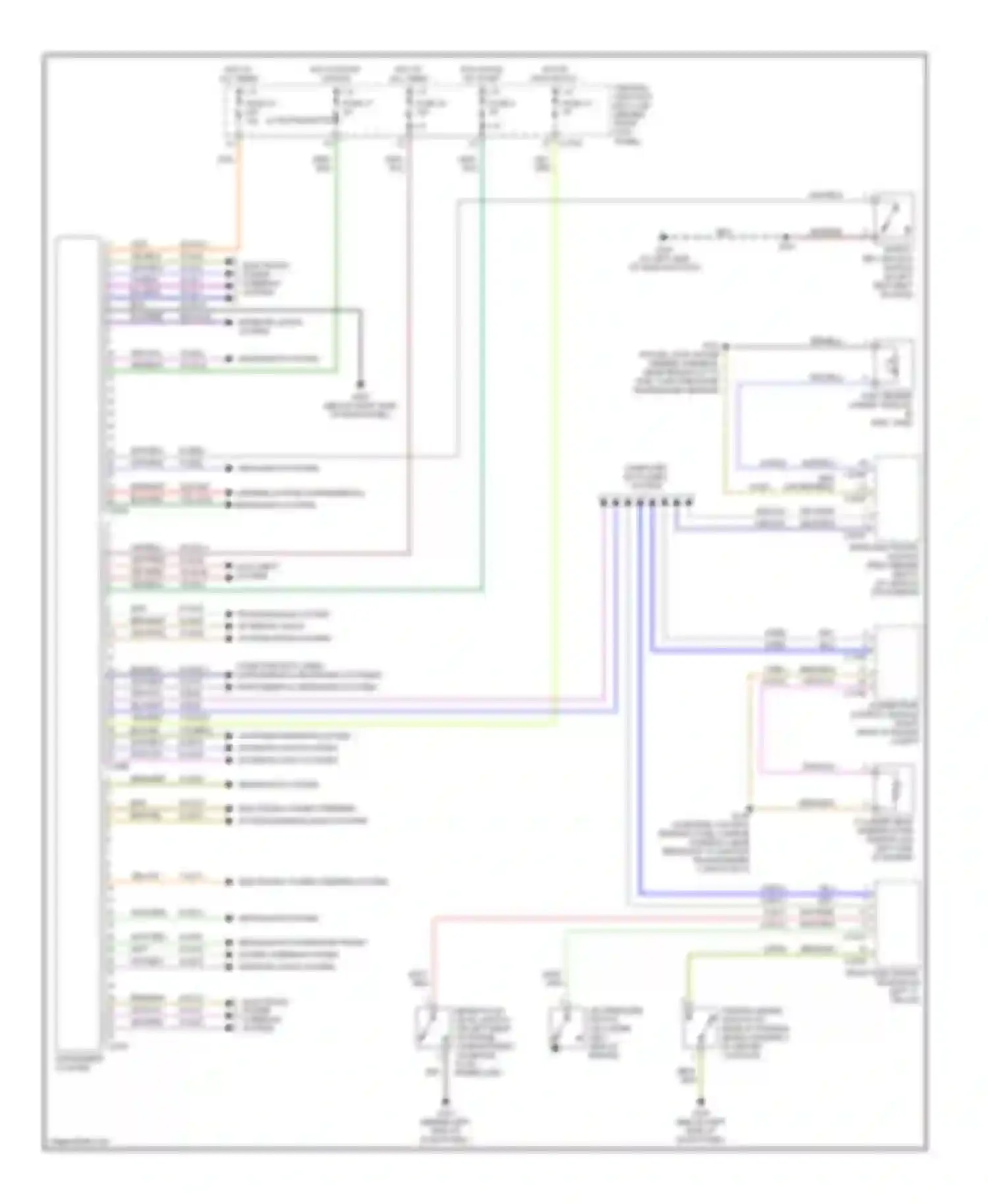 Wiring diagram hot in run or acc for Ford Thunderbird XI (2000-2005) (1 of 4)