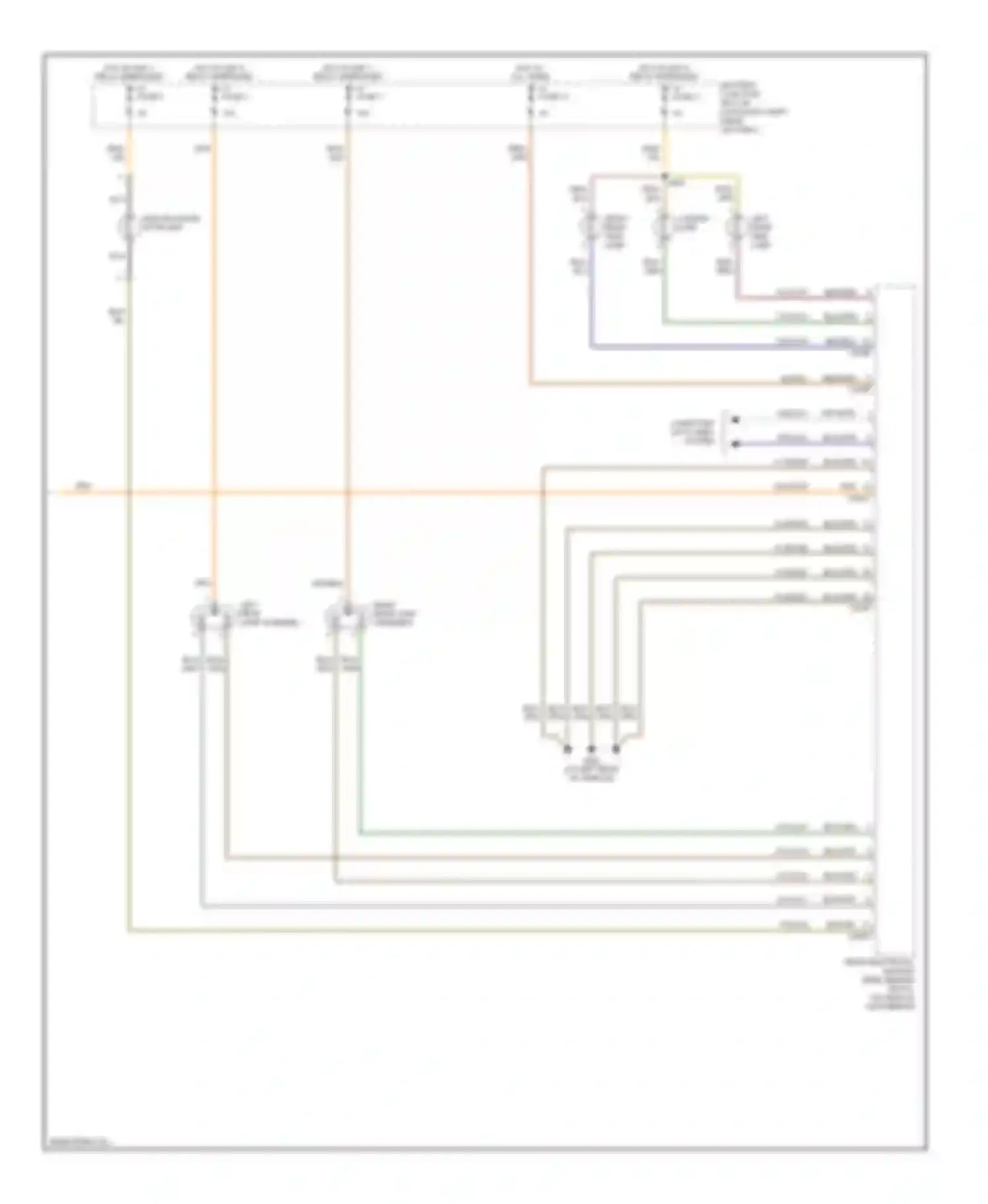 Wiring diagram computer data lines system for Ford Thunderbird XI (2000-2005)
