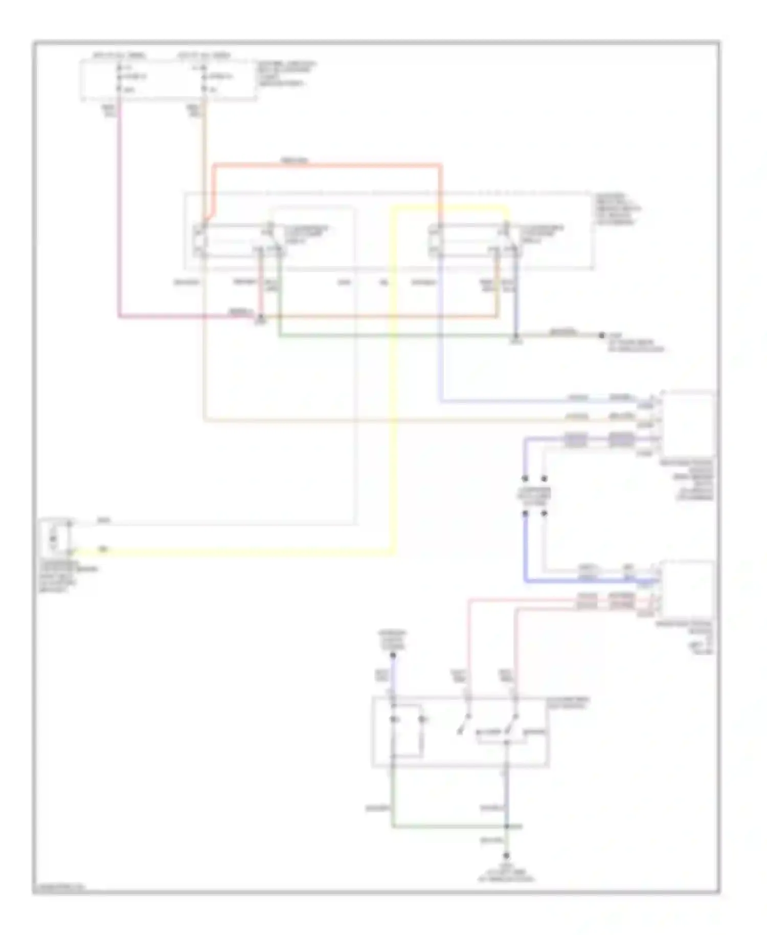 Wiring diagram red/org for Ford Thunderbird XI (2000-2005) (5 of 8)