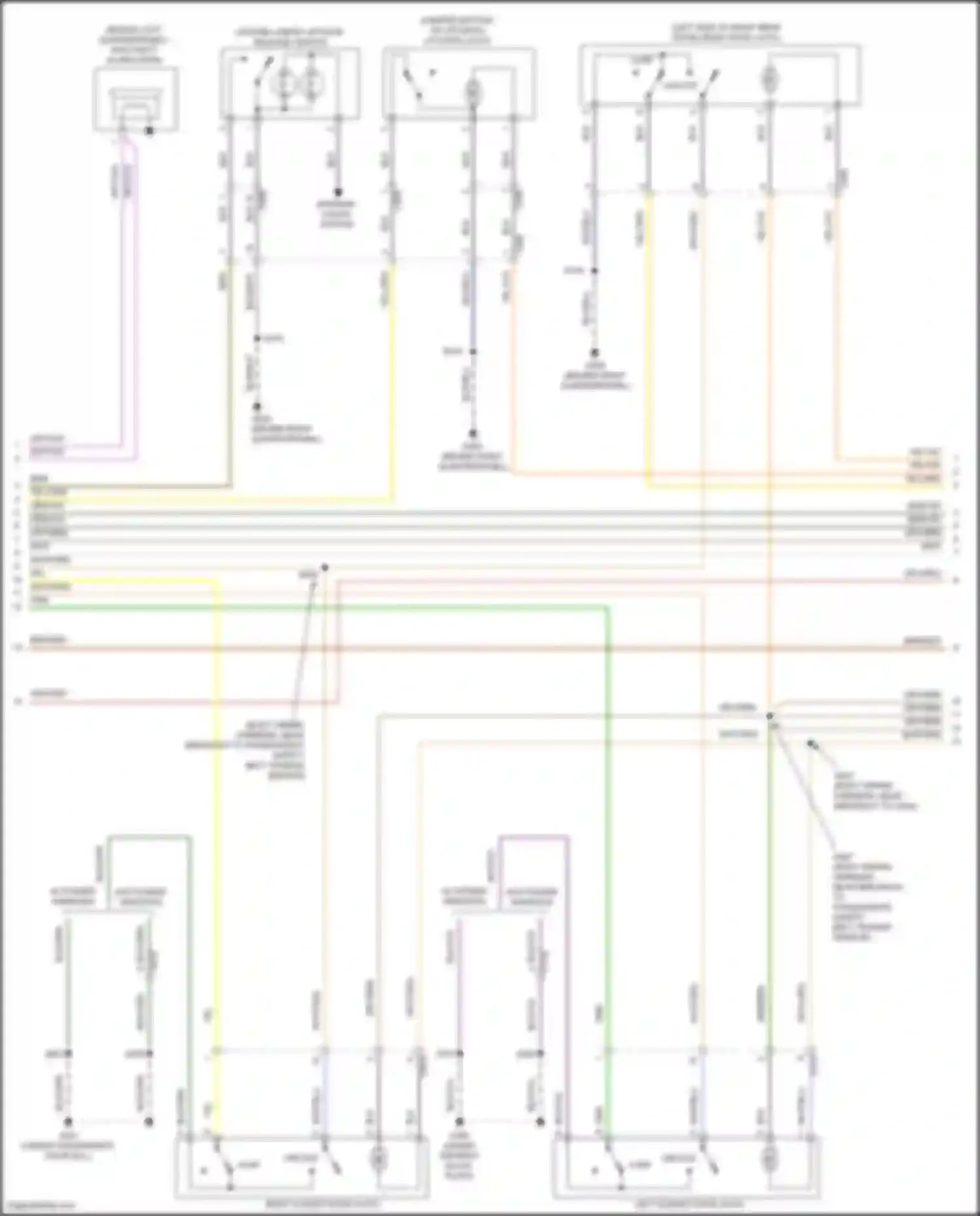 Tourneo Connect Ford II (2013-2018): Forced entry circuit, w/o door module (2 of 3)