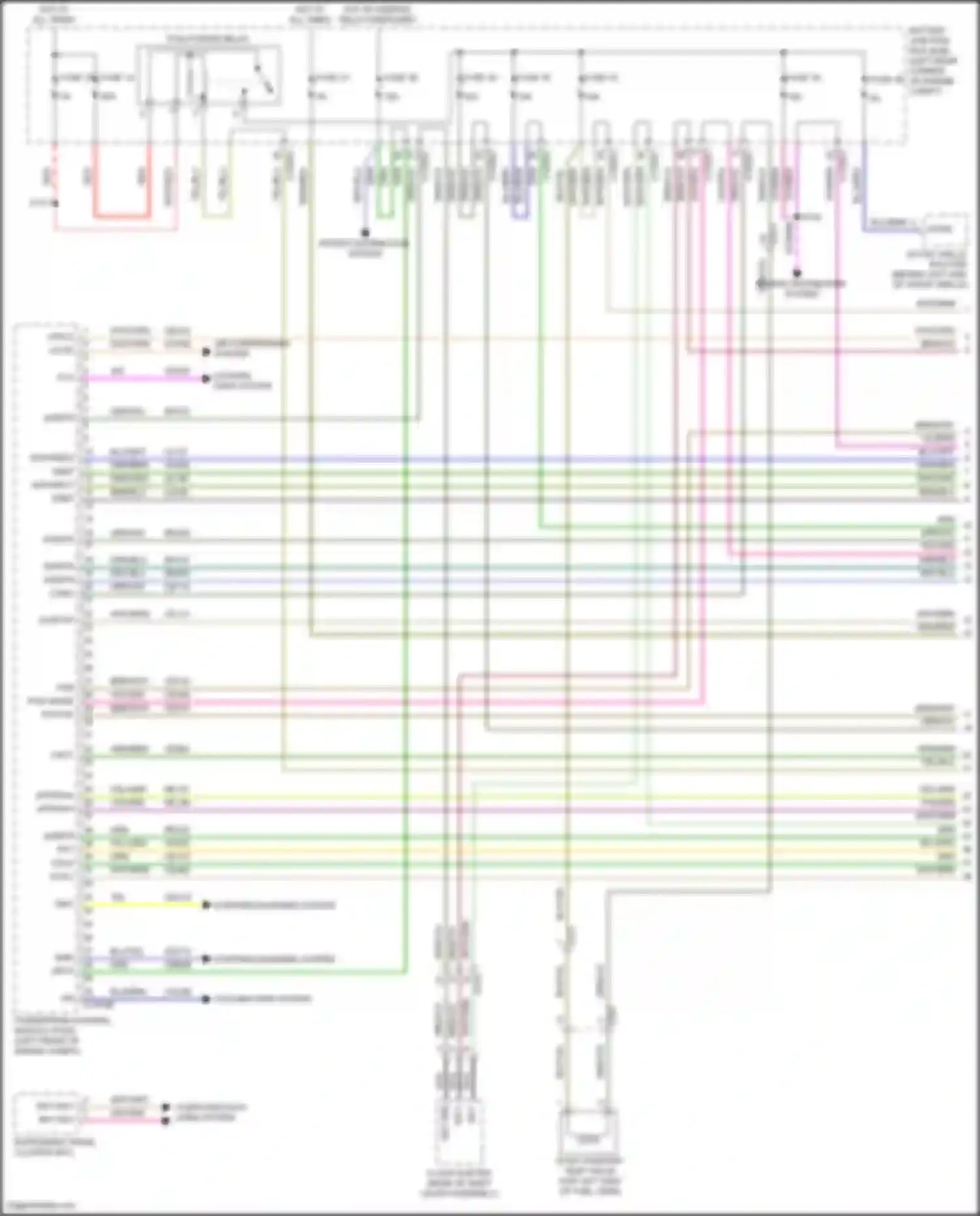 Tourneo Connect Ford II (2013-2018): Wiring diagram engine performance 1.6l turbo (1 of 6)