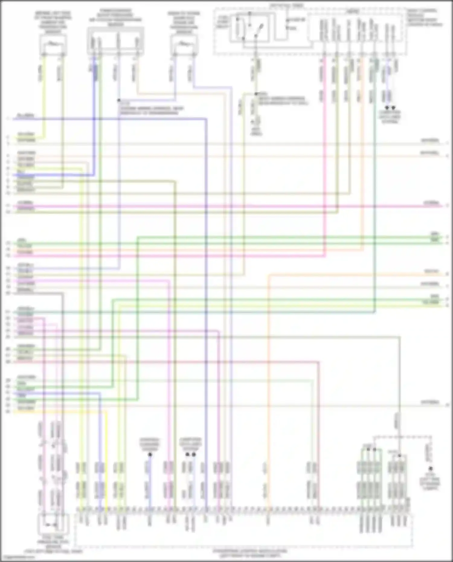 Tourneo Connect Ford II (2013-2018): Wiring diagram engine performance 1.6l turbo (3 of 6)