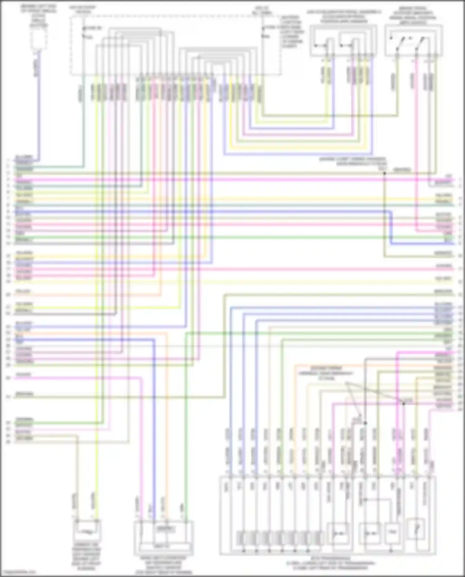 Tourneo Connect Ford II (2013-2018): Wiring diagram engine performance 2.5l cng (2 of 5)