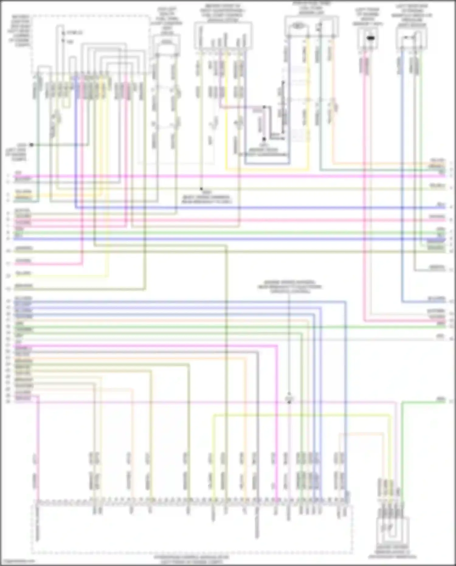 Tourneo Connect Ford II (2013-2018): Wiring diagram engine performance 2.5l cng (3 of 5)