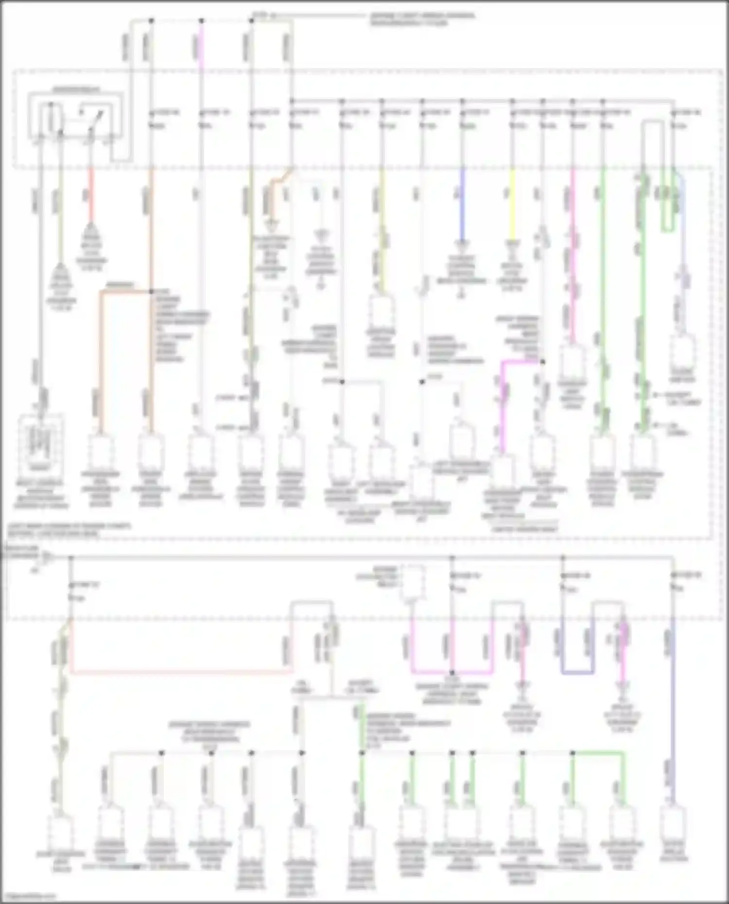 Tourneo Connect Ford II (2013-2018): Power distribution circuit (2 of 8)