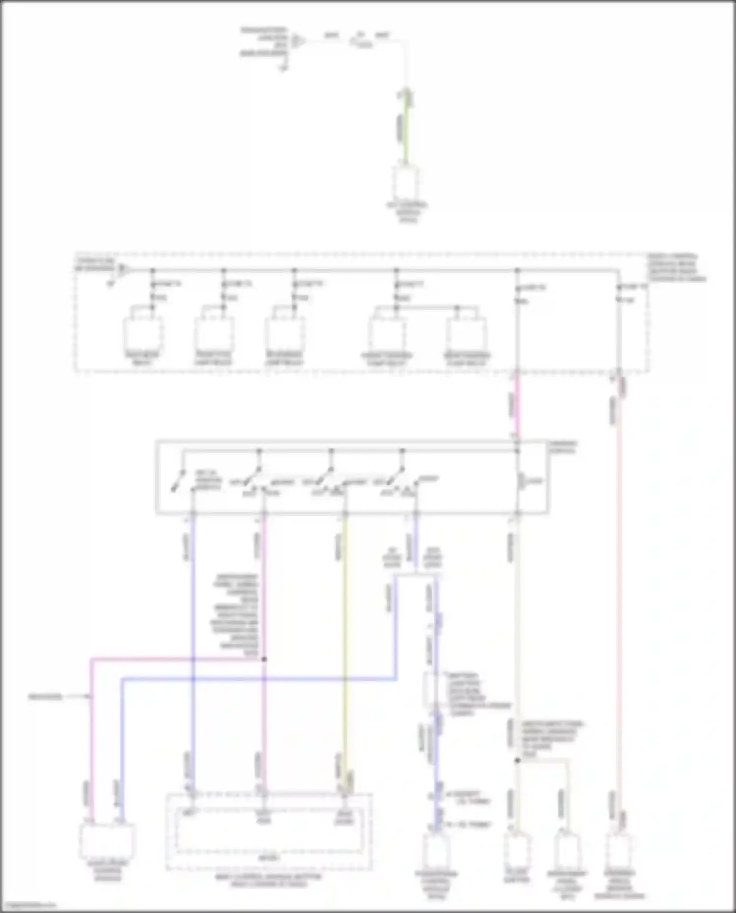 Tourneo Connect Ford II (2013-2018): Power distribution circuit (5 of 8)