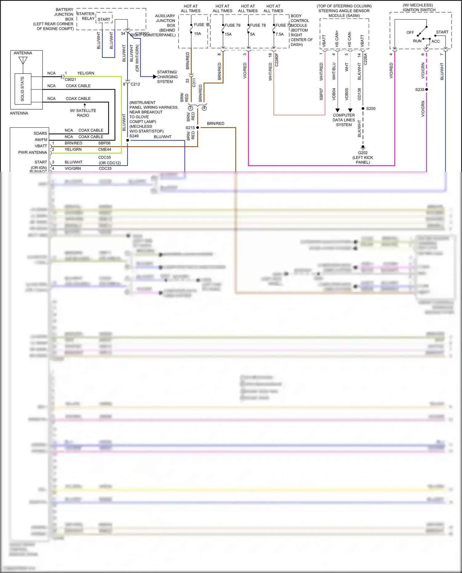 Ford Tourneo Connect II (2013-2018) solid state wiring diagram  (2 of 5)
