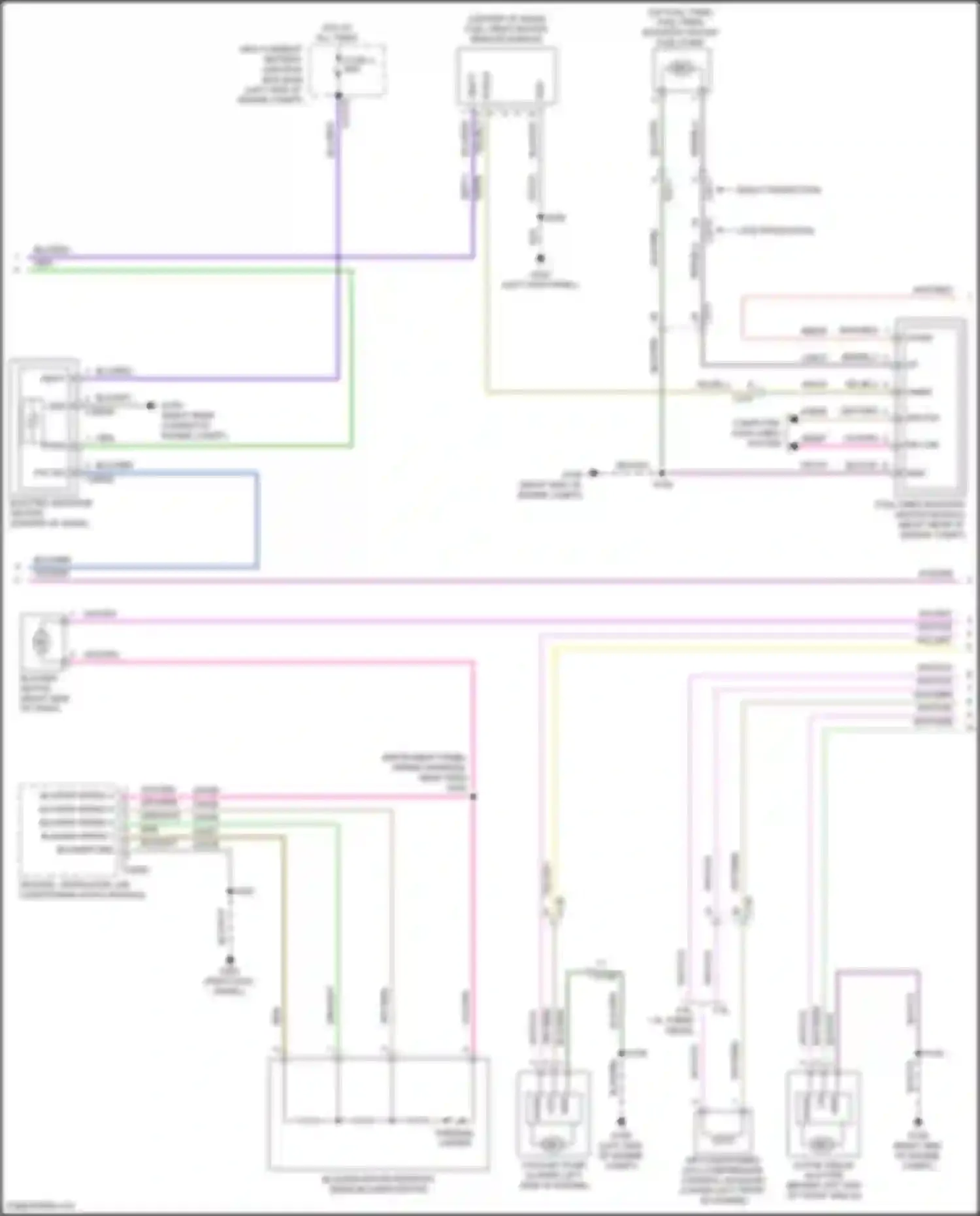 Transit Connect Ford II facelift (2018-2024): Manual a/c circuit (2 of 3)