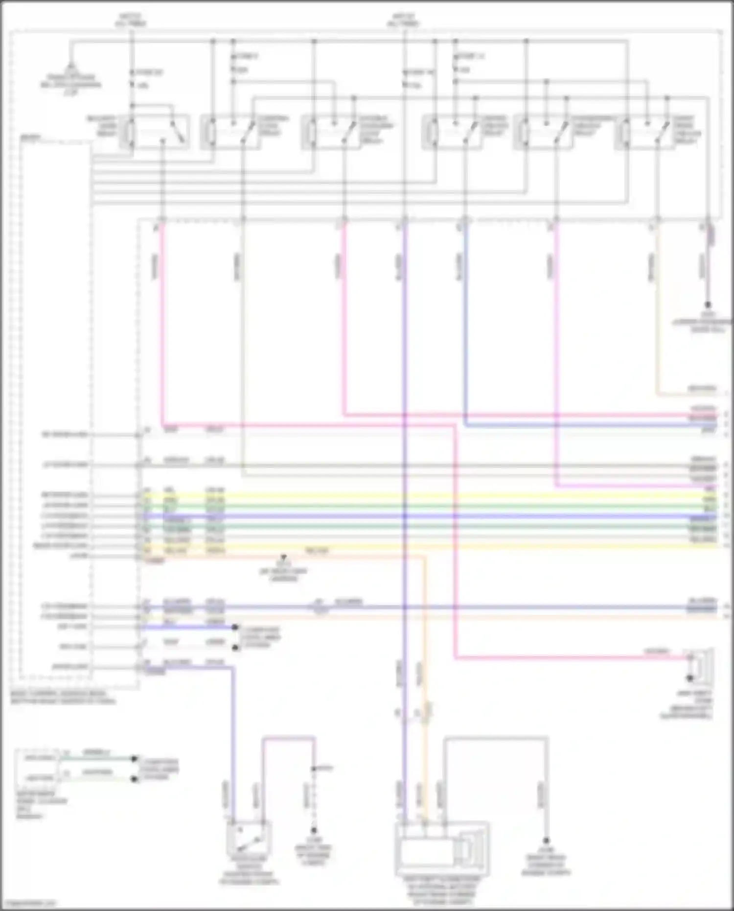 Transit Connect Ford II facelift (2018-2024): Forced entry circuit, w/ door module (1 of 5)