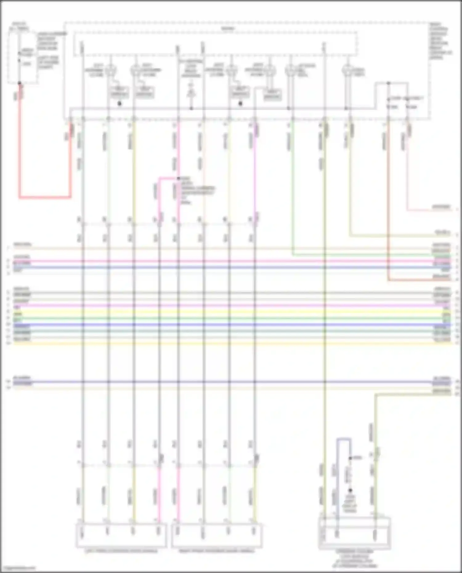 Transit Connect Ford II facelift (2018-2024): Forced entry circuit, w/ door module (2 of 5)