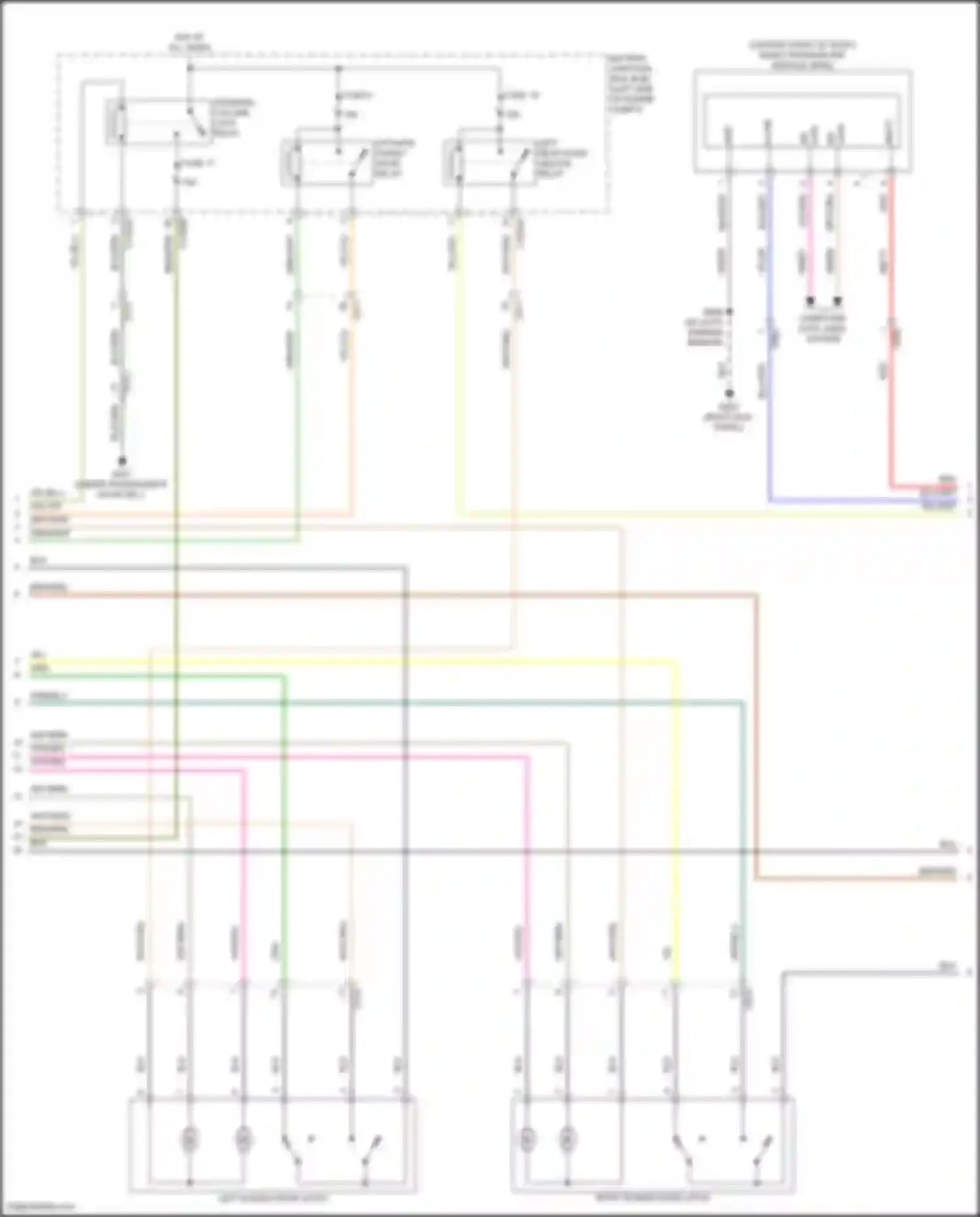 Transit Connect Ford II facelift (2018-2024): Forced entry circuit, w/ door module (4 of 5)