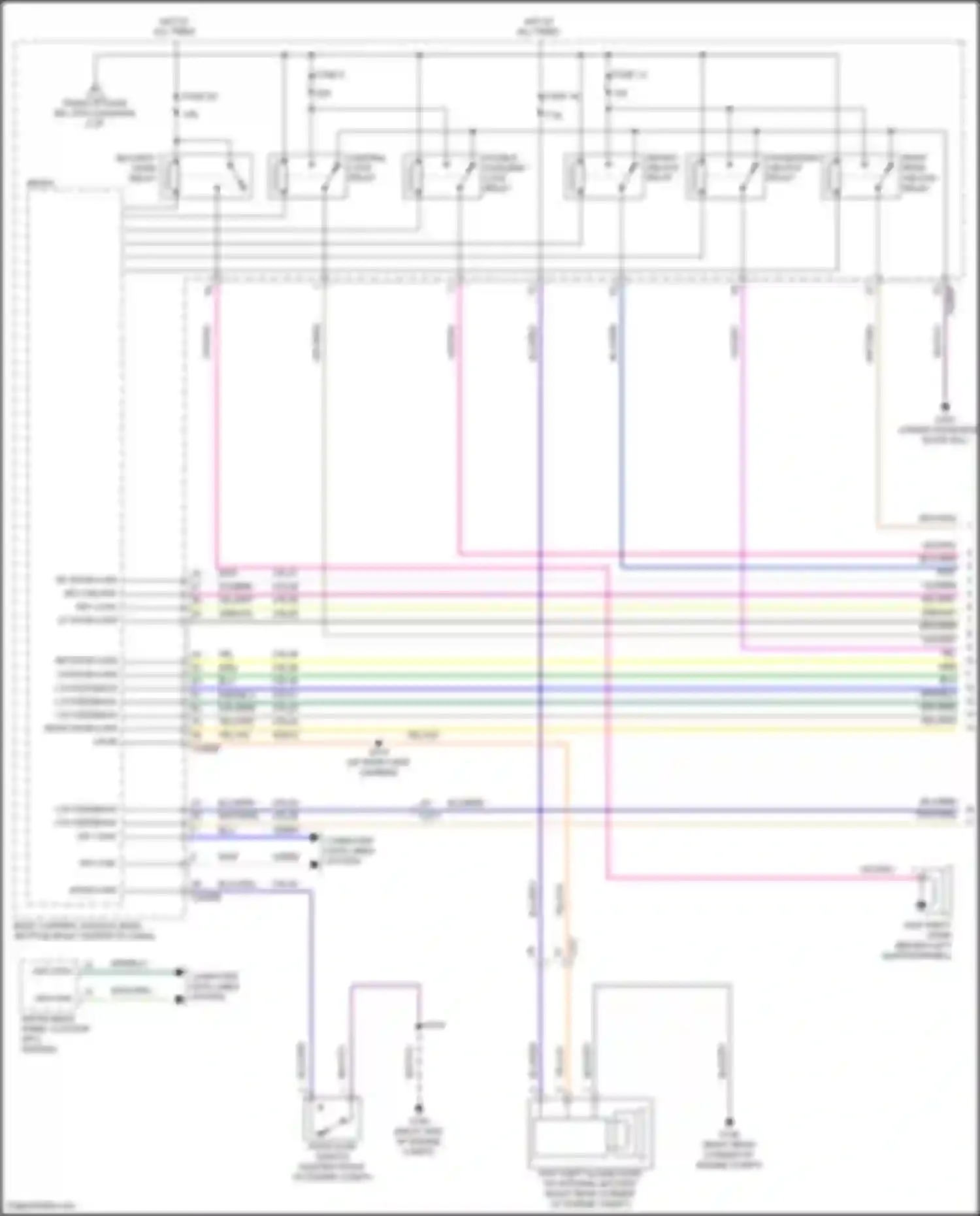 Transit Connect Ford II facelift (2018-2024): Forced entry circuit, w/o door module (1 of 5)