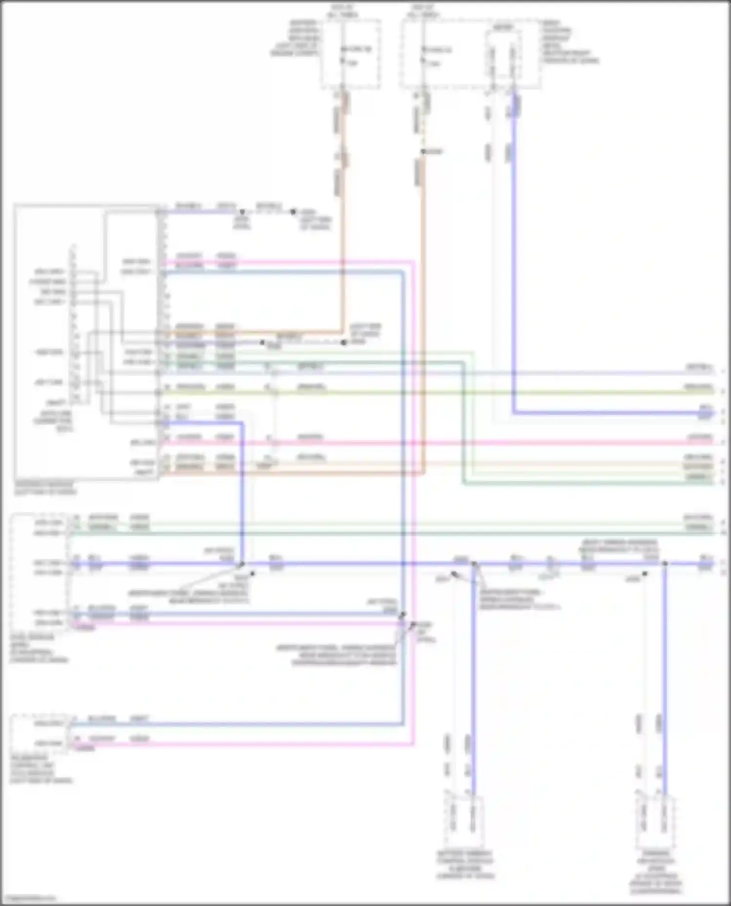 Transit Connect Ford II facelift (2018-2024): Computer data lines circuit (1 of 5)