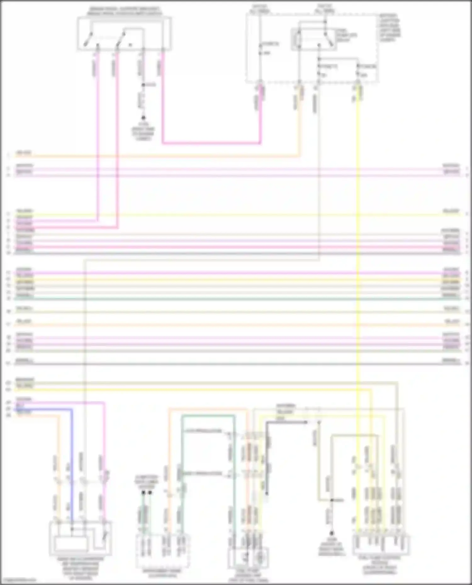 Transit Connect Ford II facelift (2018-2024): Wiring diagram engine performance 2.0l (3 of 8)