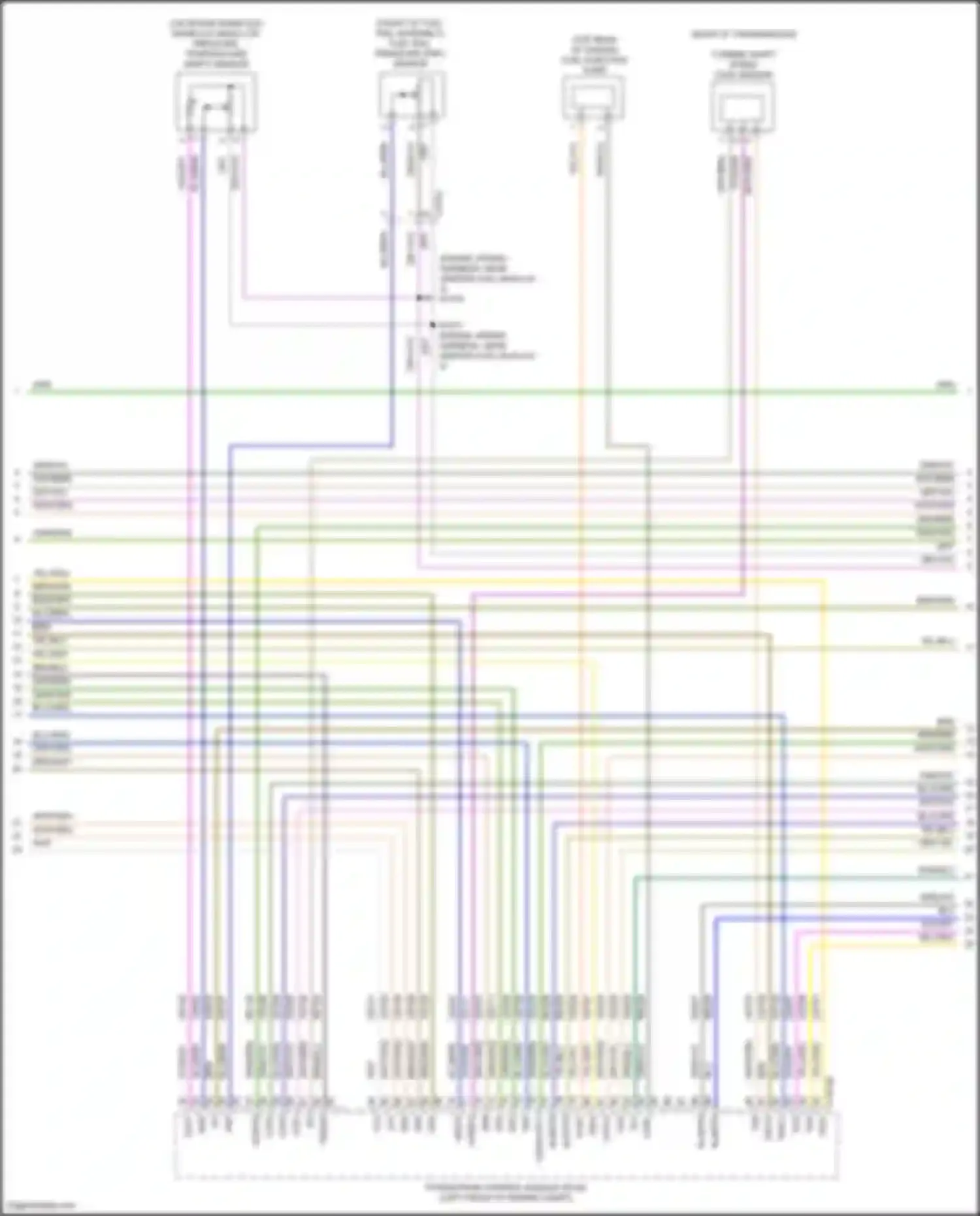 Transit Connect Ford II facelift (2018-2024): Wiring diagram engine performance 2.0l (6 of 8)