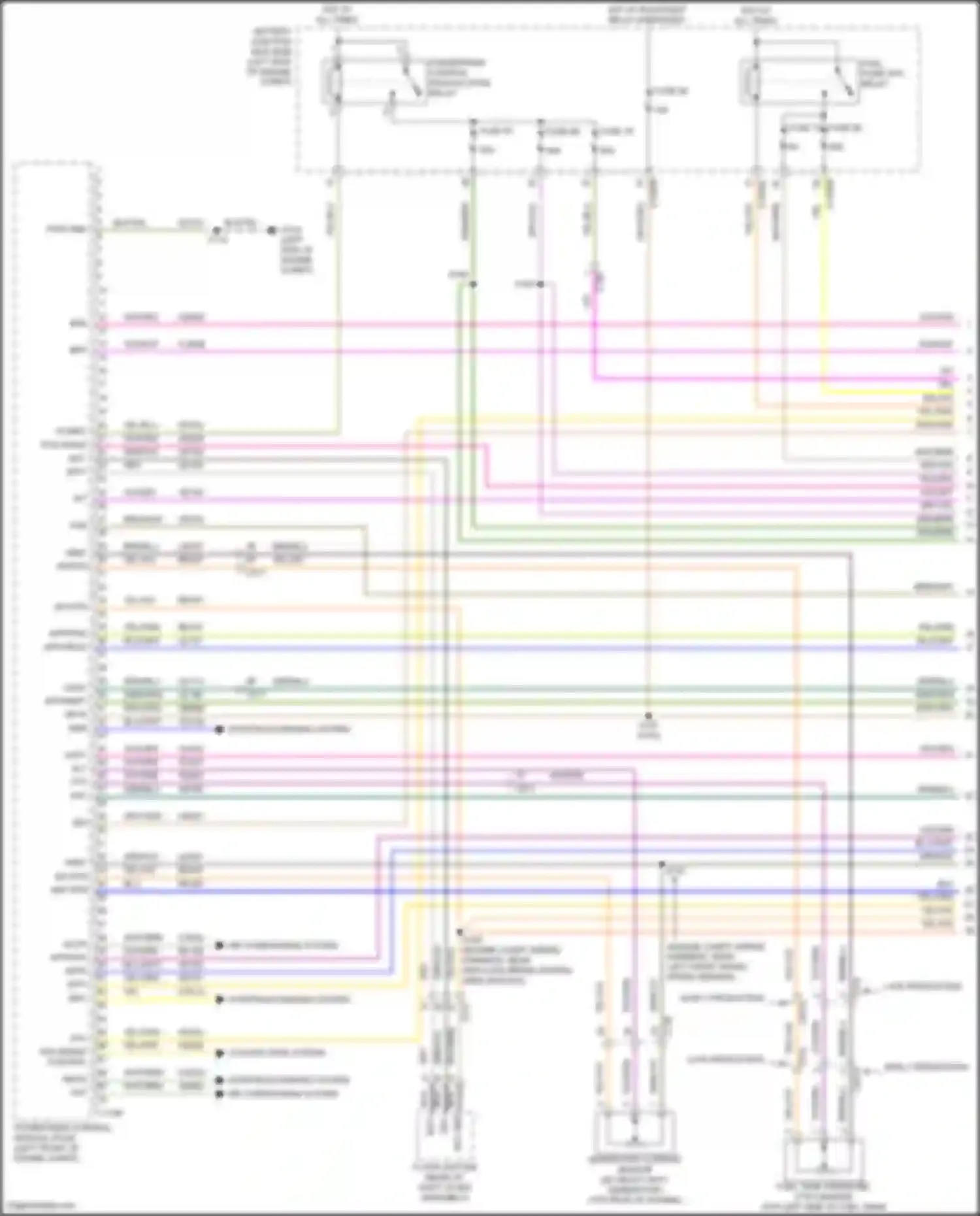 Transit Connect Ford II facelift (2018-2024): Wiring diagram engine performance 2.5l lpg (1 of 5)