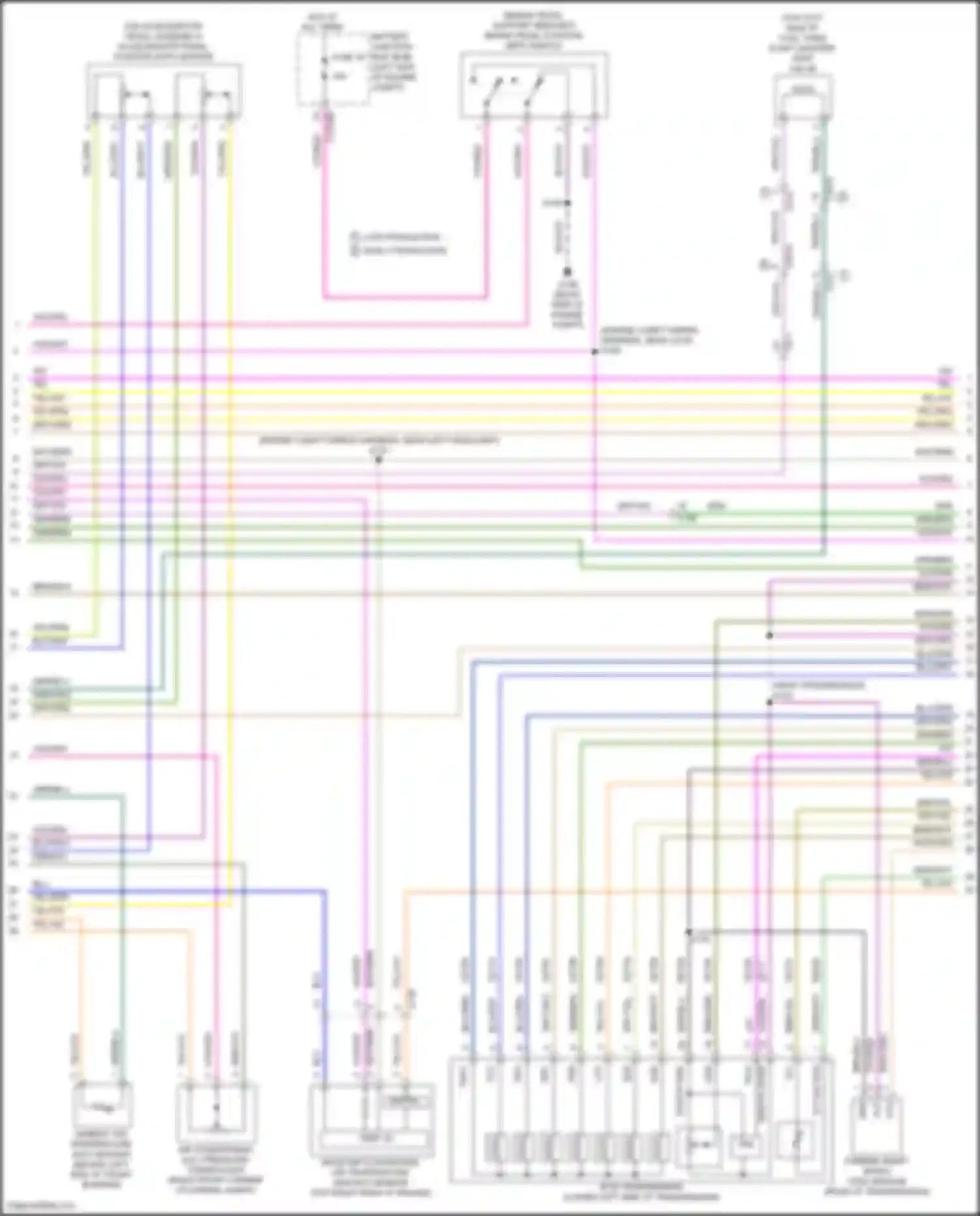 Transit Connect Ford II facelift (2018-2024): Wiring diagram engine performance 2.5l lpg (2 of 5)