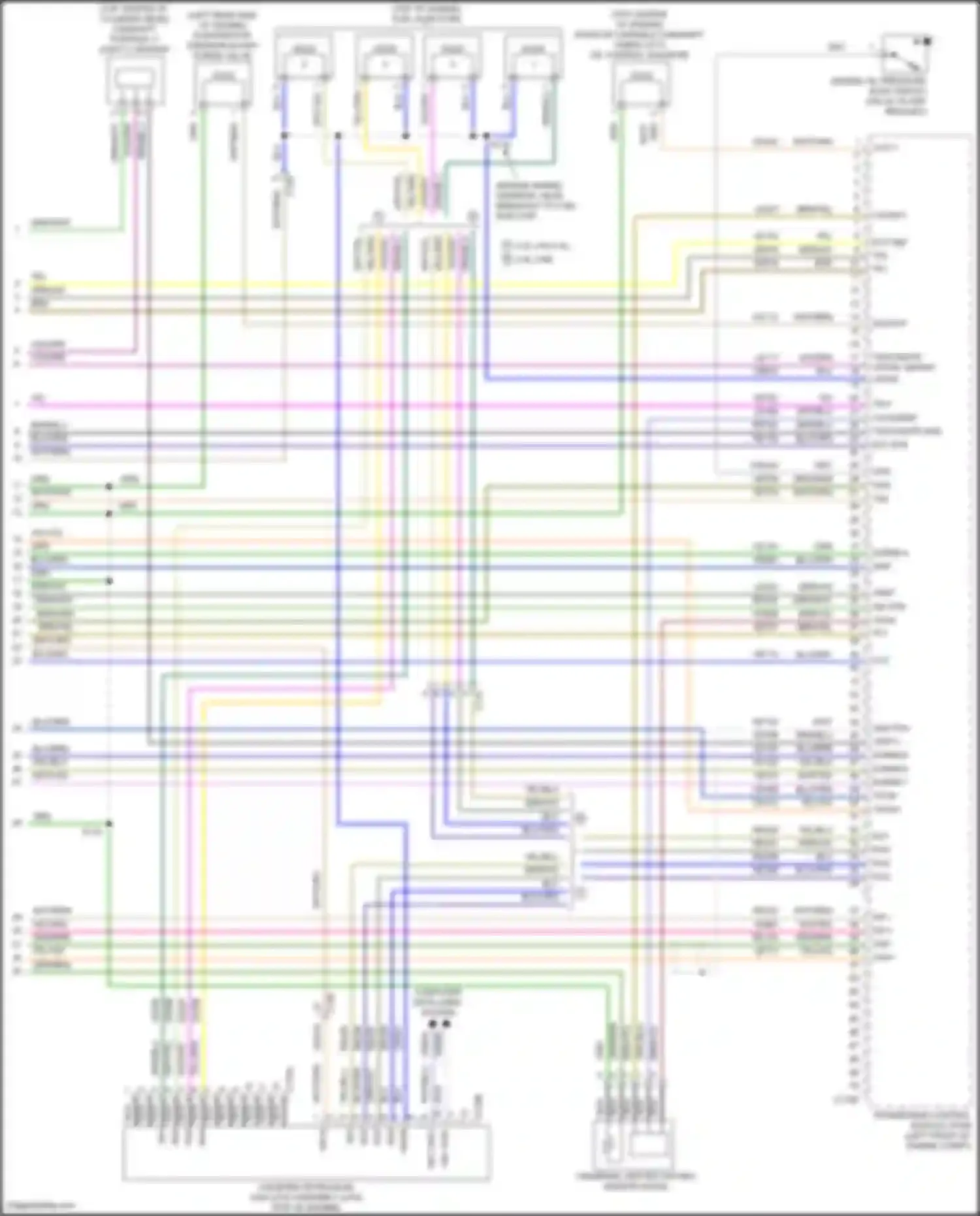 Transit Connect Ford II facelift (2018-2024): Wiring diagram engine performance 2.5l lpg (5 of 5)