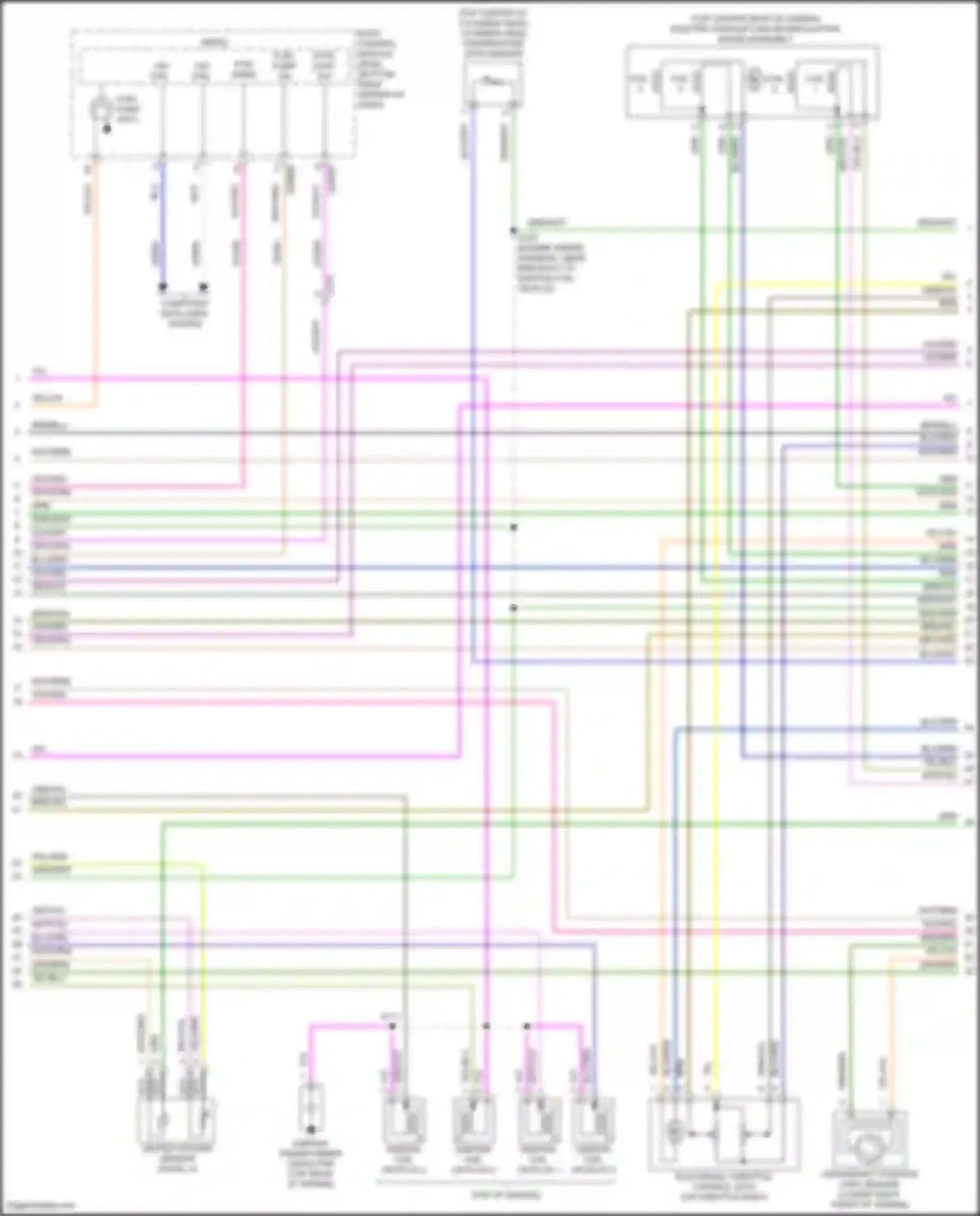 Transit Connect Ford II facelift (2018-2024): Wiring diagram engine performance 2.5l (4 of 5)