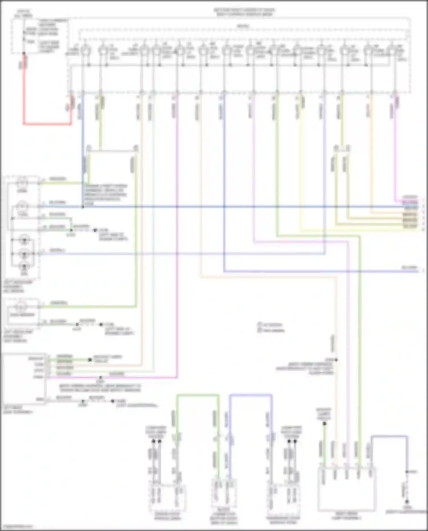 Transit Connect Ford II facelift (2018-2024): Exterior lamps circuit (1 of 3)