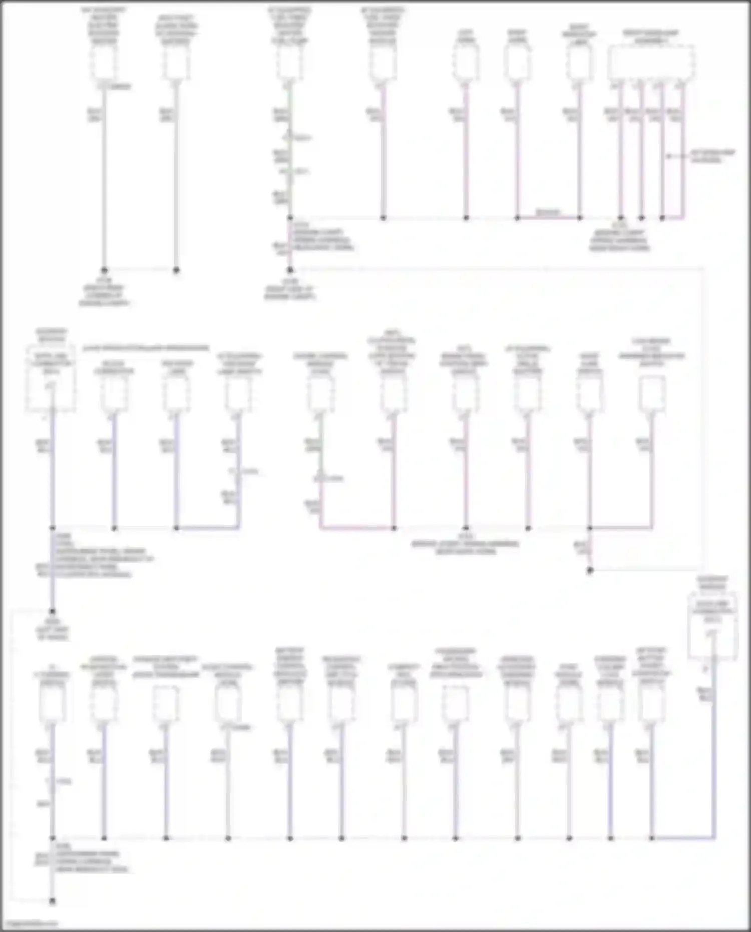 Transit Connect Ford II facelift (2018-2024): Ground distribution circuit (2 of 6)