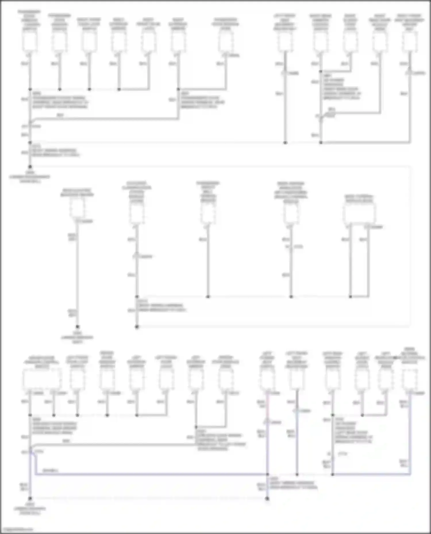 Transit Connect Ford II facelift (2018-2024): Ground distribution circuit (5 of 6)