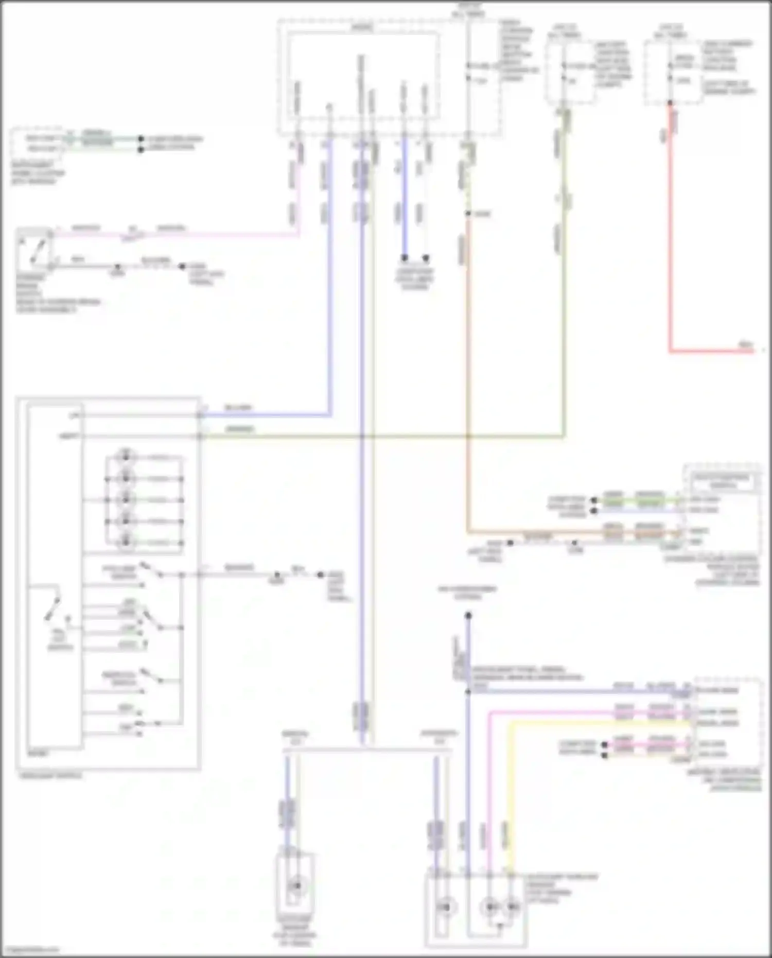Transit Connect Ford II facelift (2018-2024): Headlights circuit (1 of 3)
