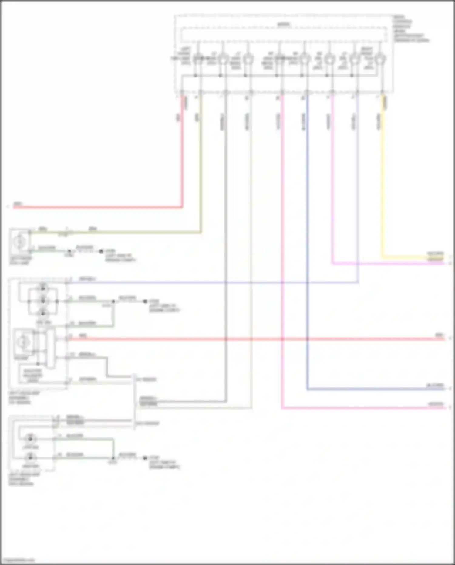 Transit Connect Ford II facelift (2018-2024): Headlights circuit (2 of 3)