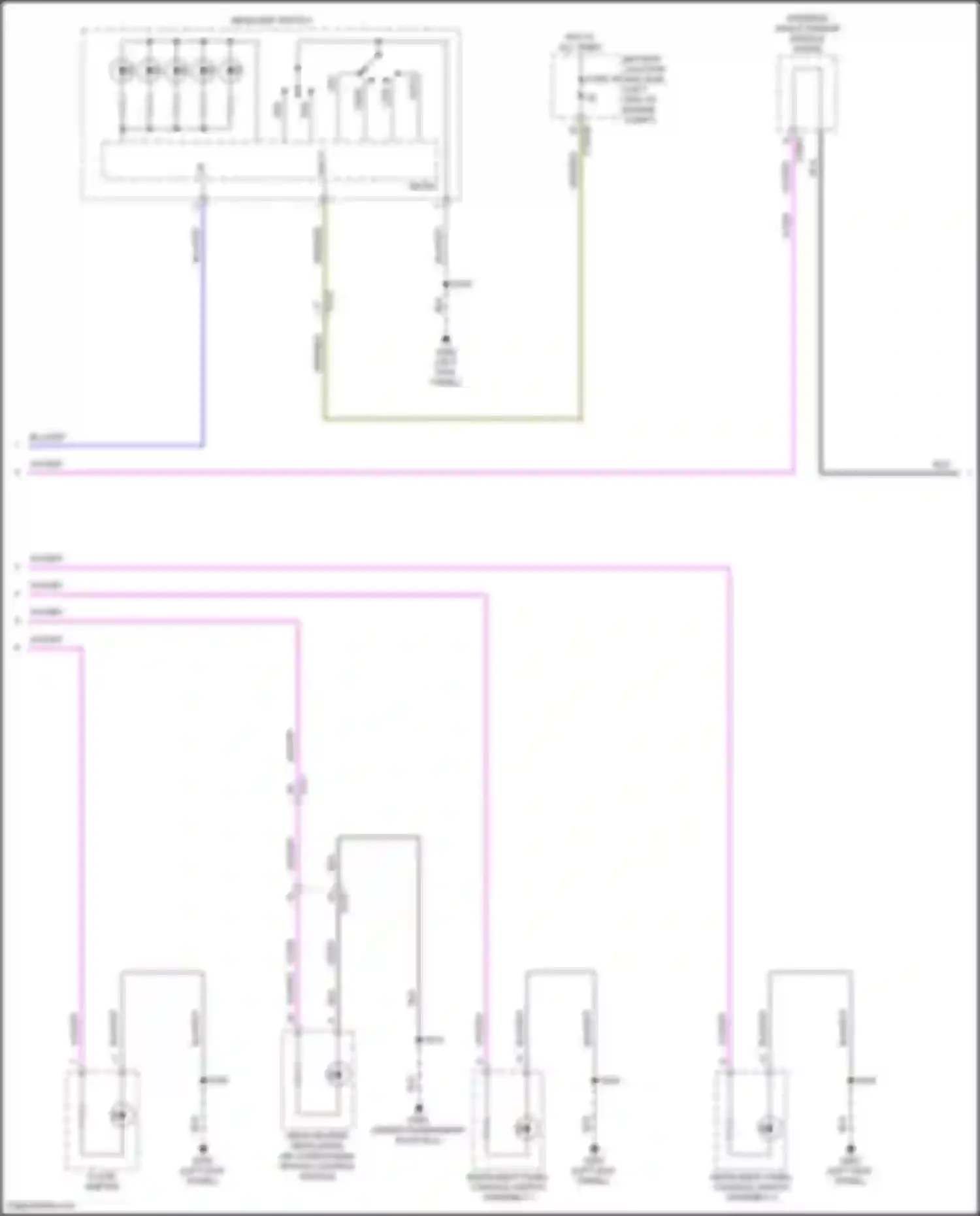Transit Connect Ford II facelift (2018-2024): Instrument illumination circuit (2 of 3)