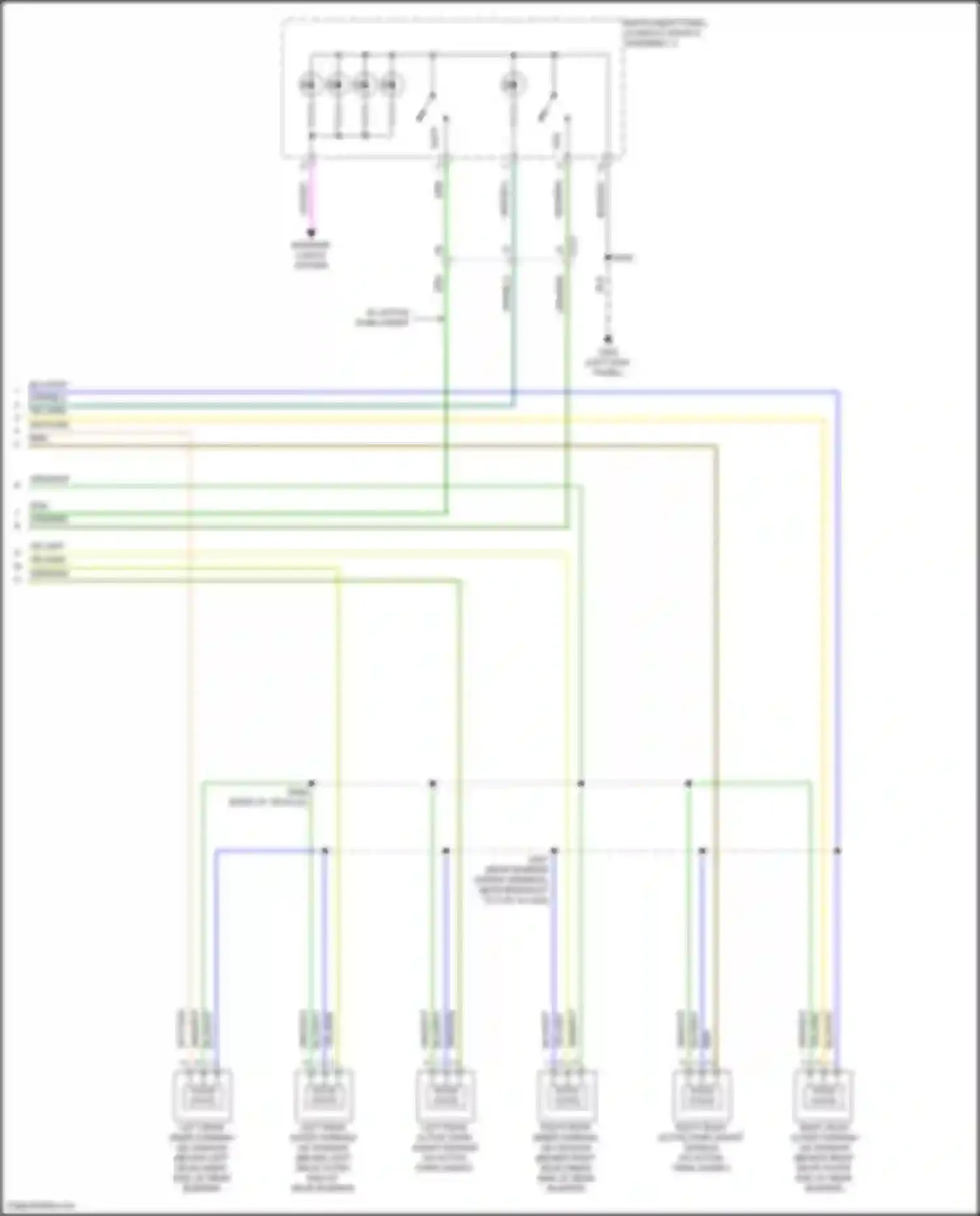 Transit Connect Ford II facelift (2018-2024): Parking assistant circuit (2 of 2)