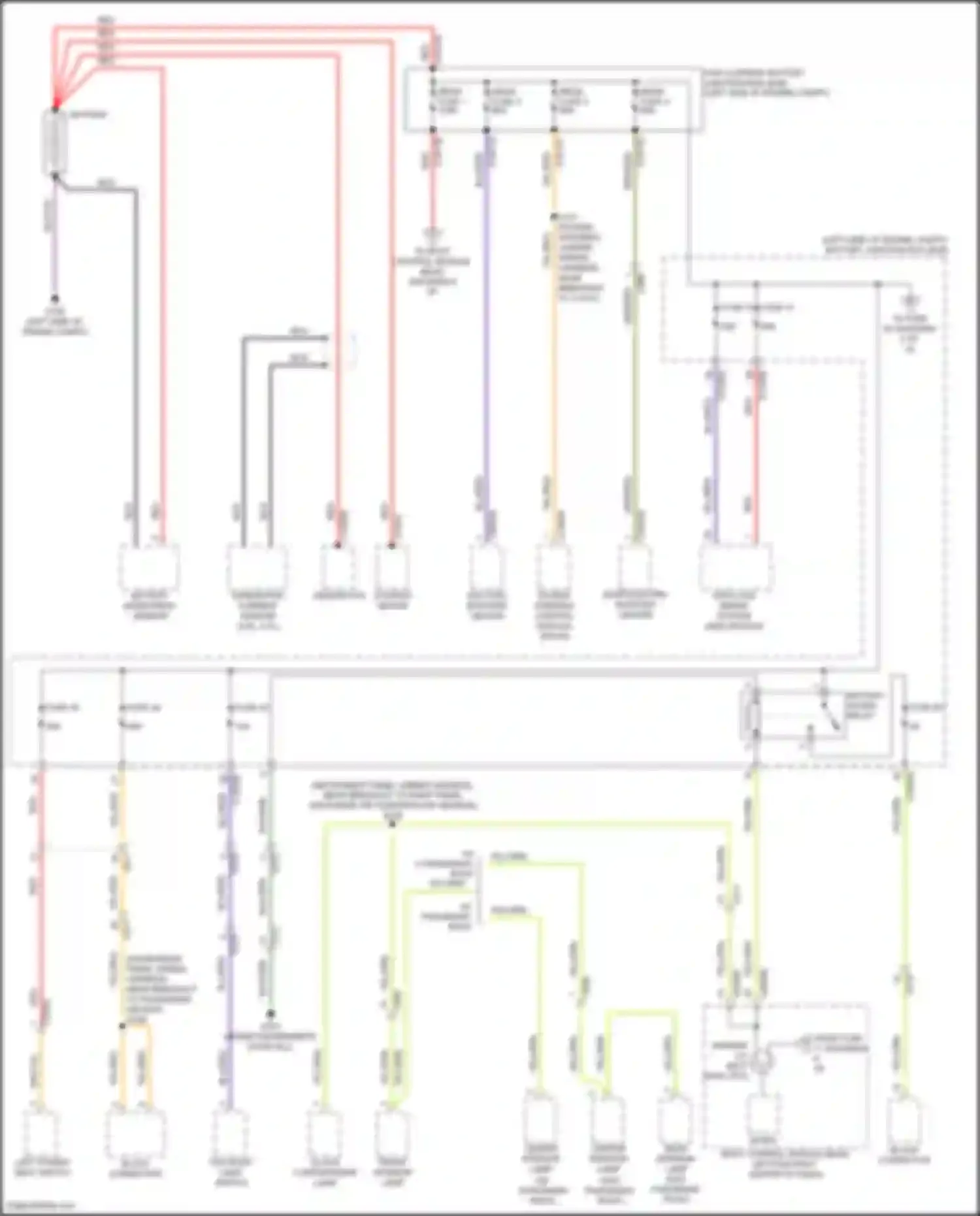 Transit Connect Ford II facelift (2018-2024): Power distribution circuit (1 of 9)