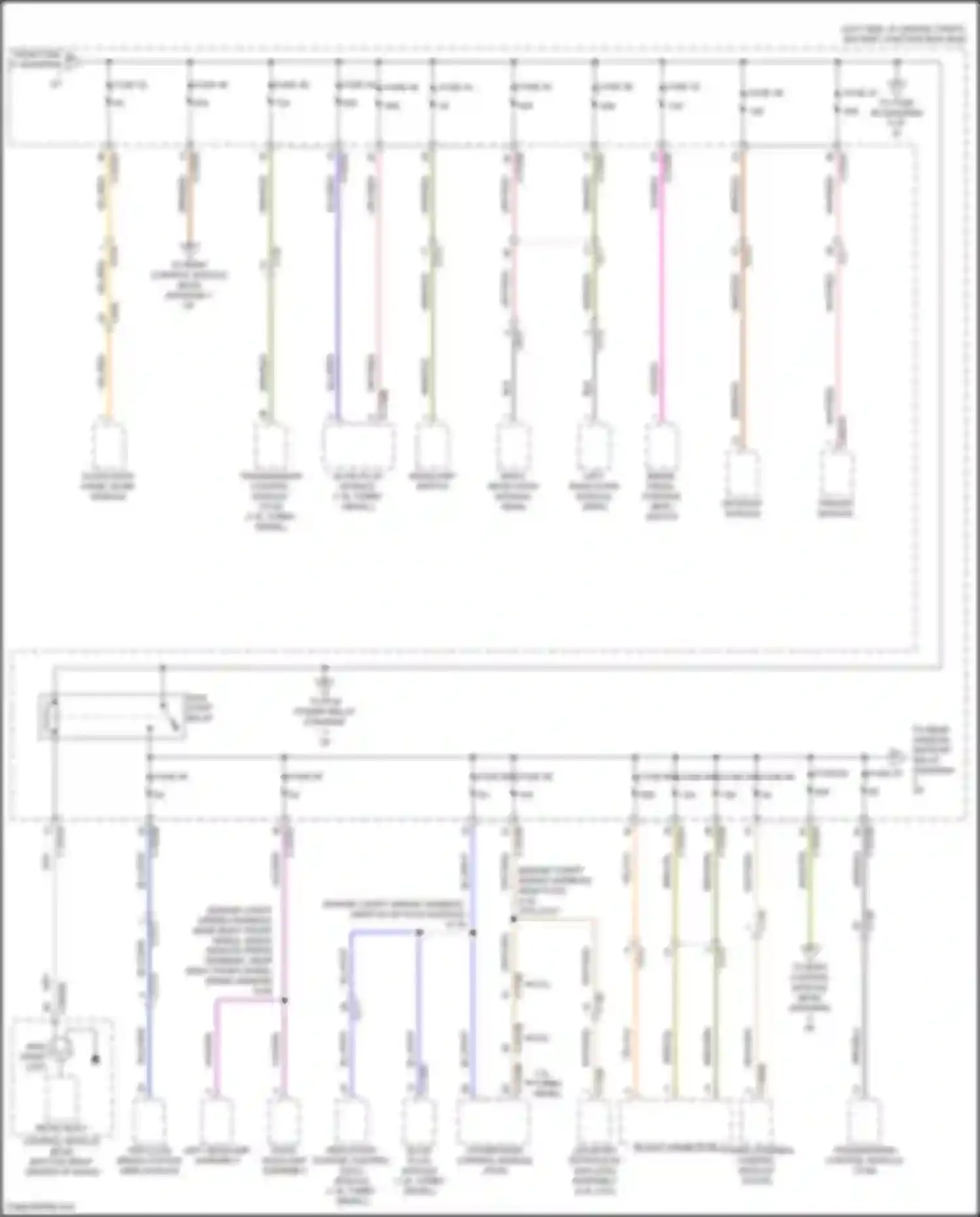 Transit Connect Ford II facelift (2018-2024): Power distribution circuit (2 of 9)