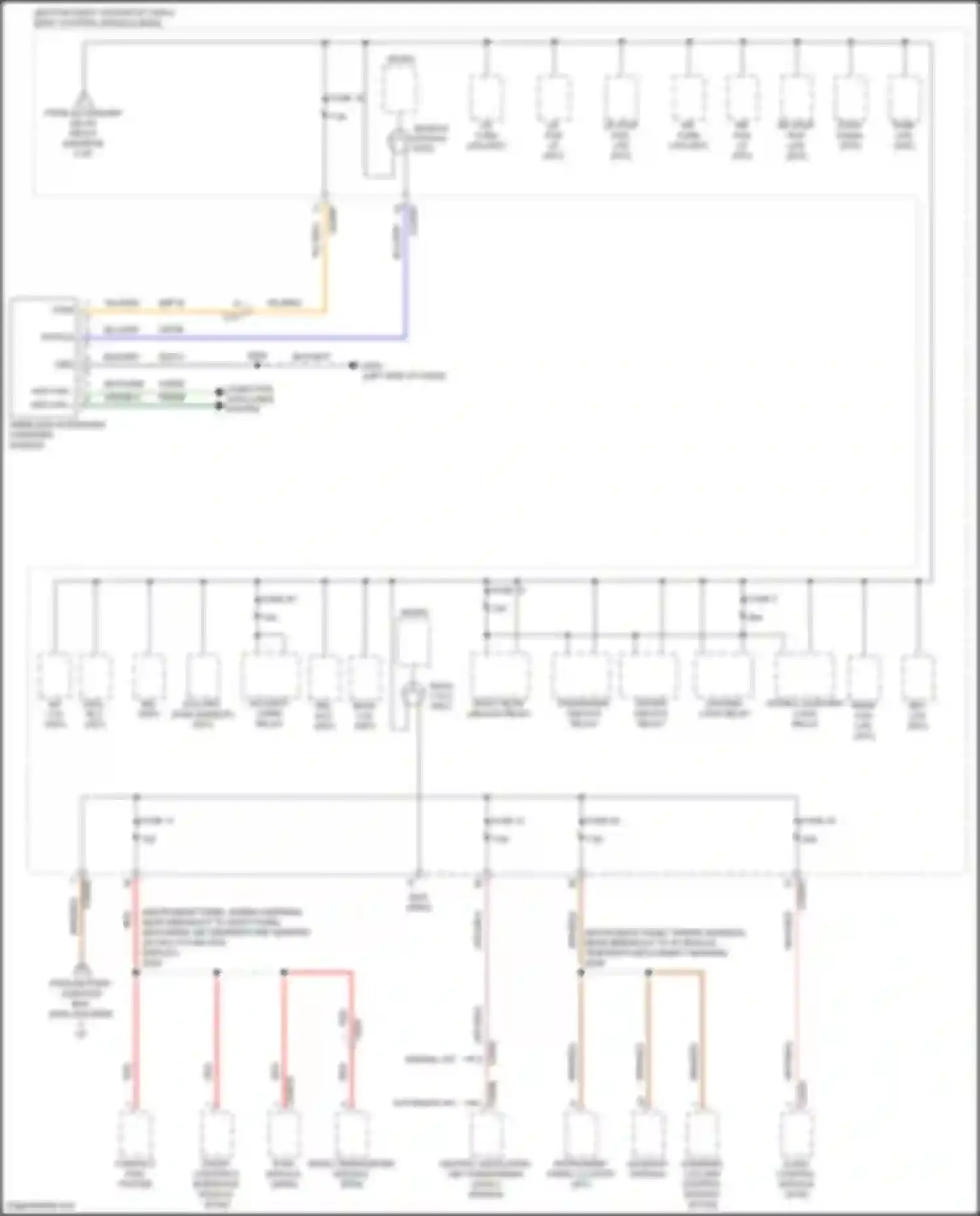 Transit Connect Ford II facelift (2018-2024): Power distribution circuit (7 of 9)